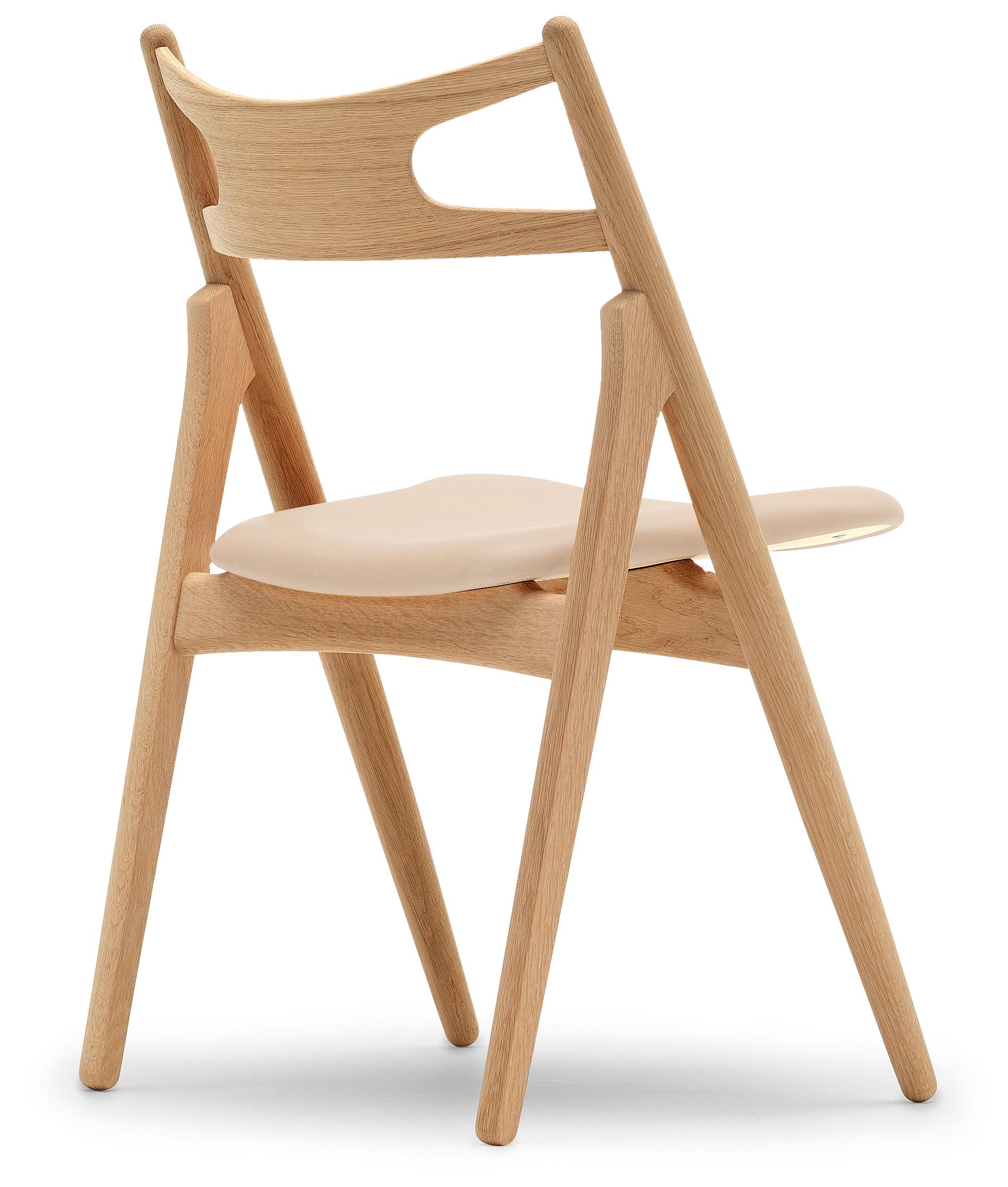 Beige (Sif 90) CH29P Sawbuck Chair in Oiled Oak by Hans J. Wegner 3