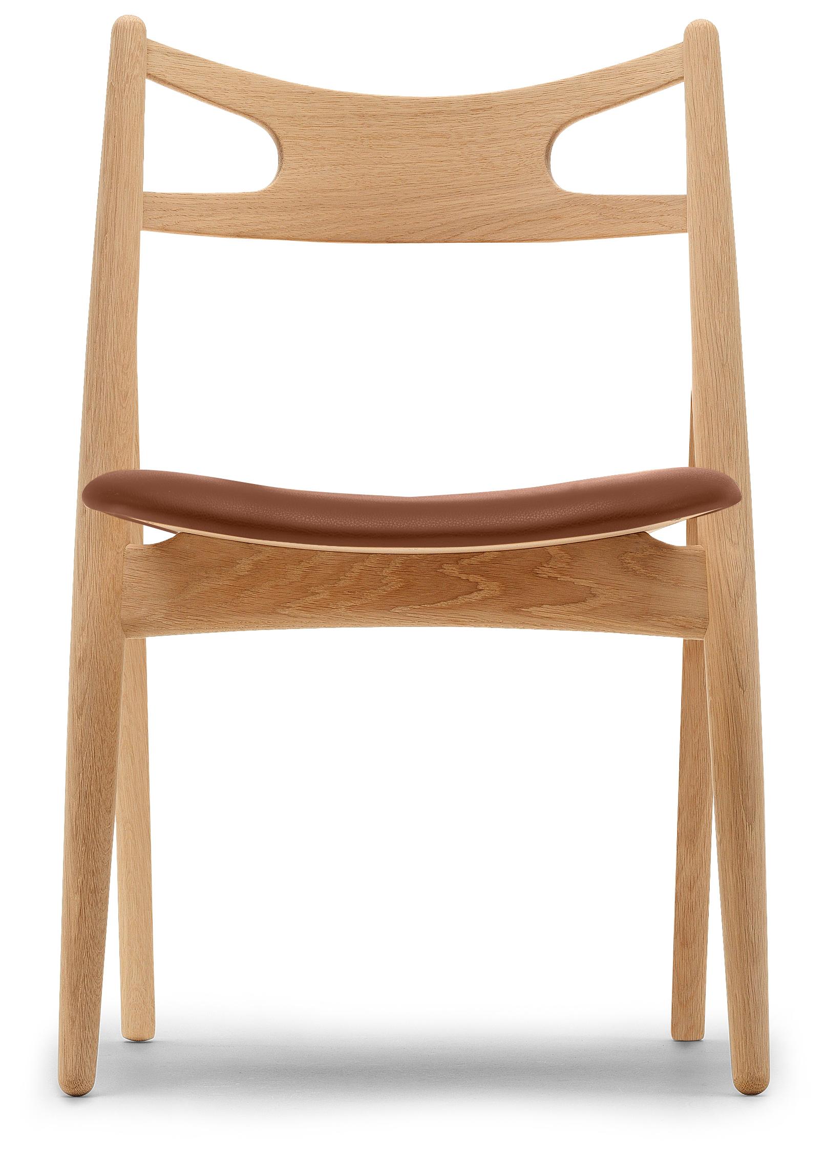 Brown (Thor 307) CH29P Sawbuck Chair in Oiled Oak by Hans J. Wegner