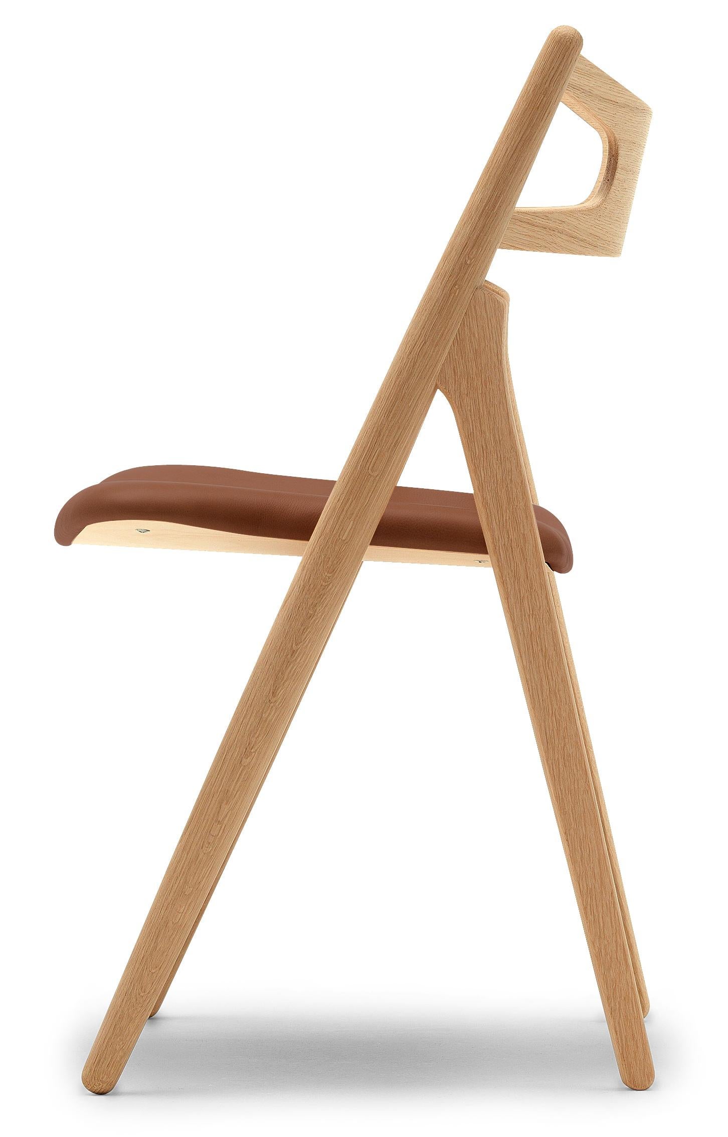 Brown (Thor 307) CH29P Sawbuck Chair in Oiled Oak by Hans J. Wegner 2