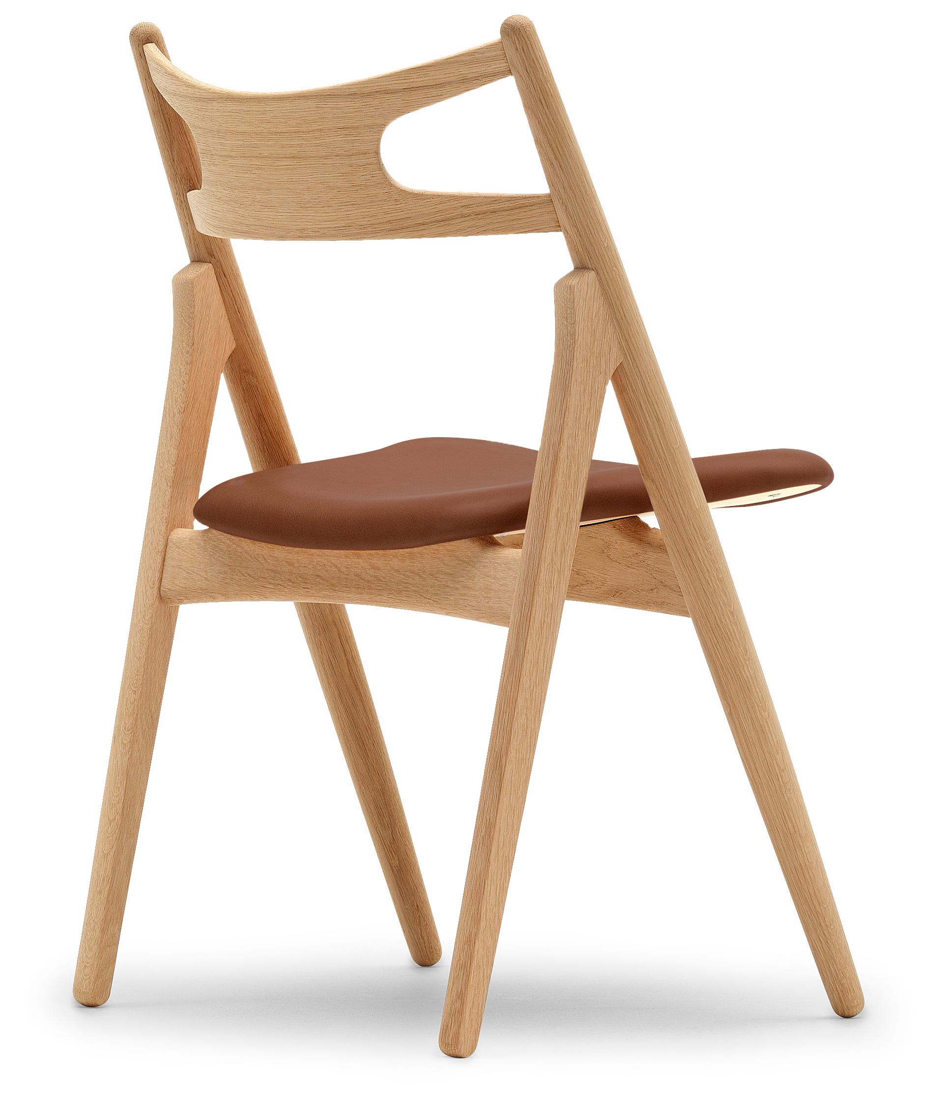 Brown (Thor 307) CH29P Sawbuck Chair in Oiled Oak by Hans J. Wegner 3