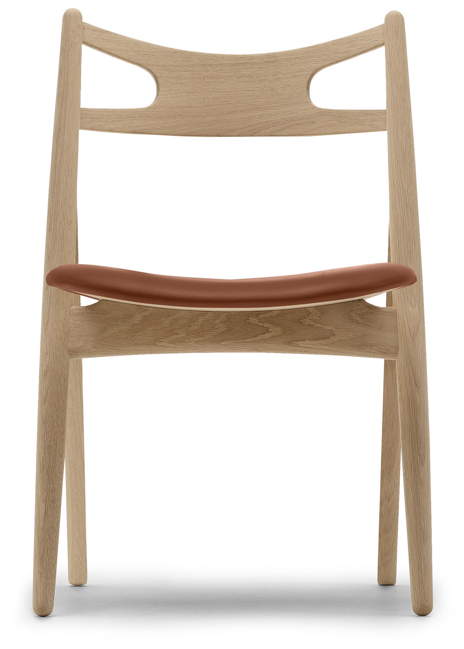 Brown (Thor 307) CH29P Sawbuck Chair in Oak Soap by Hans J. Wegner