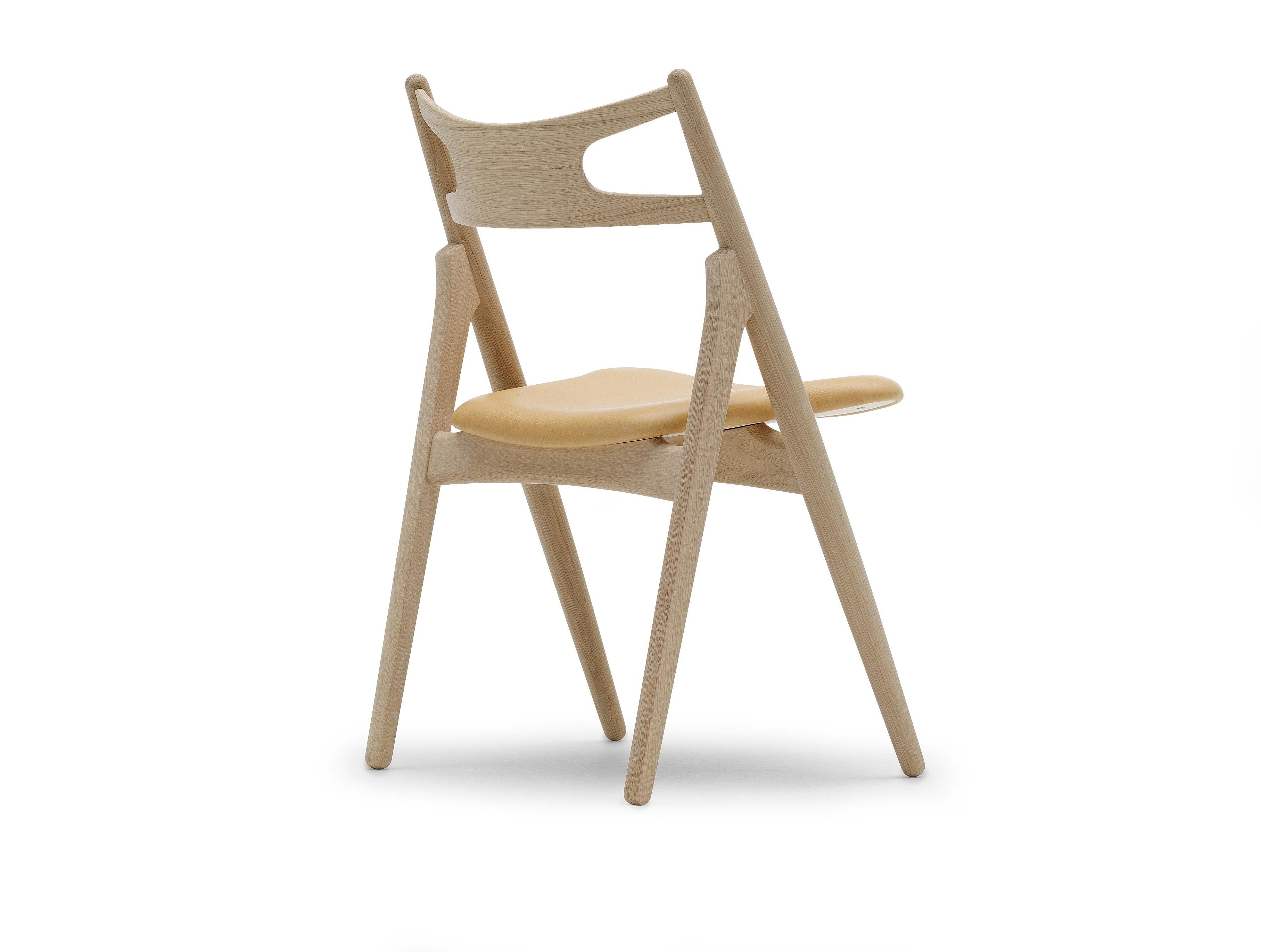 Brown (Thor 325) CH29P Sawbuck Chair in Oak Soap by Hans J. Wegner 3