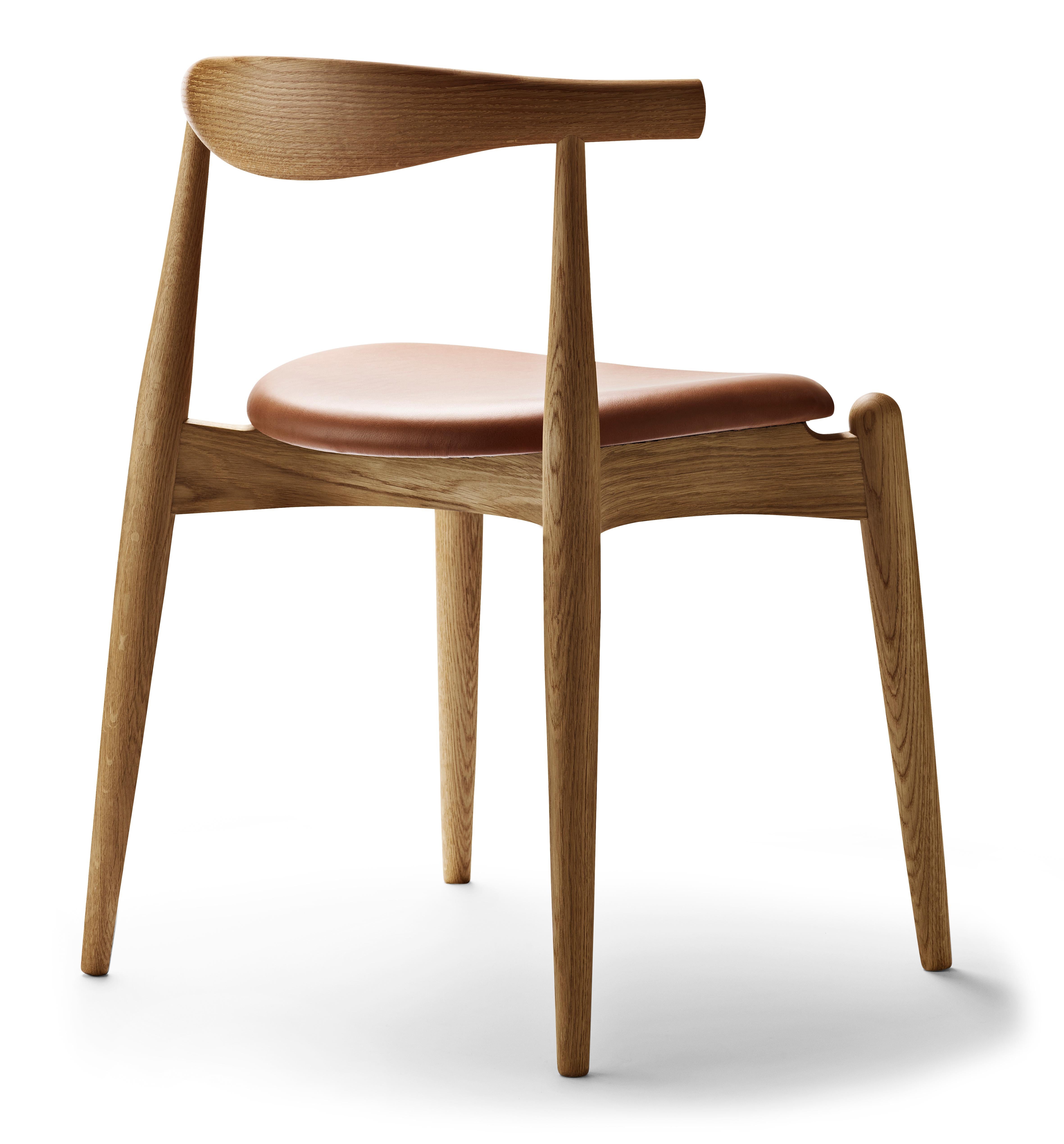 Brown (Sif 95) CH20 Elbow Chair in Oiled Oak by Hans J. Wegner 3