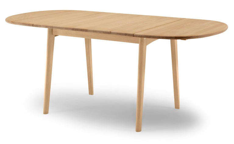 For Sale: Brown (Oak Oil) CH002 Small Dining Table in Wood Finish by Hans J. Wegner 2