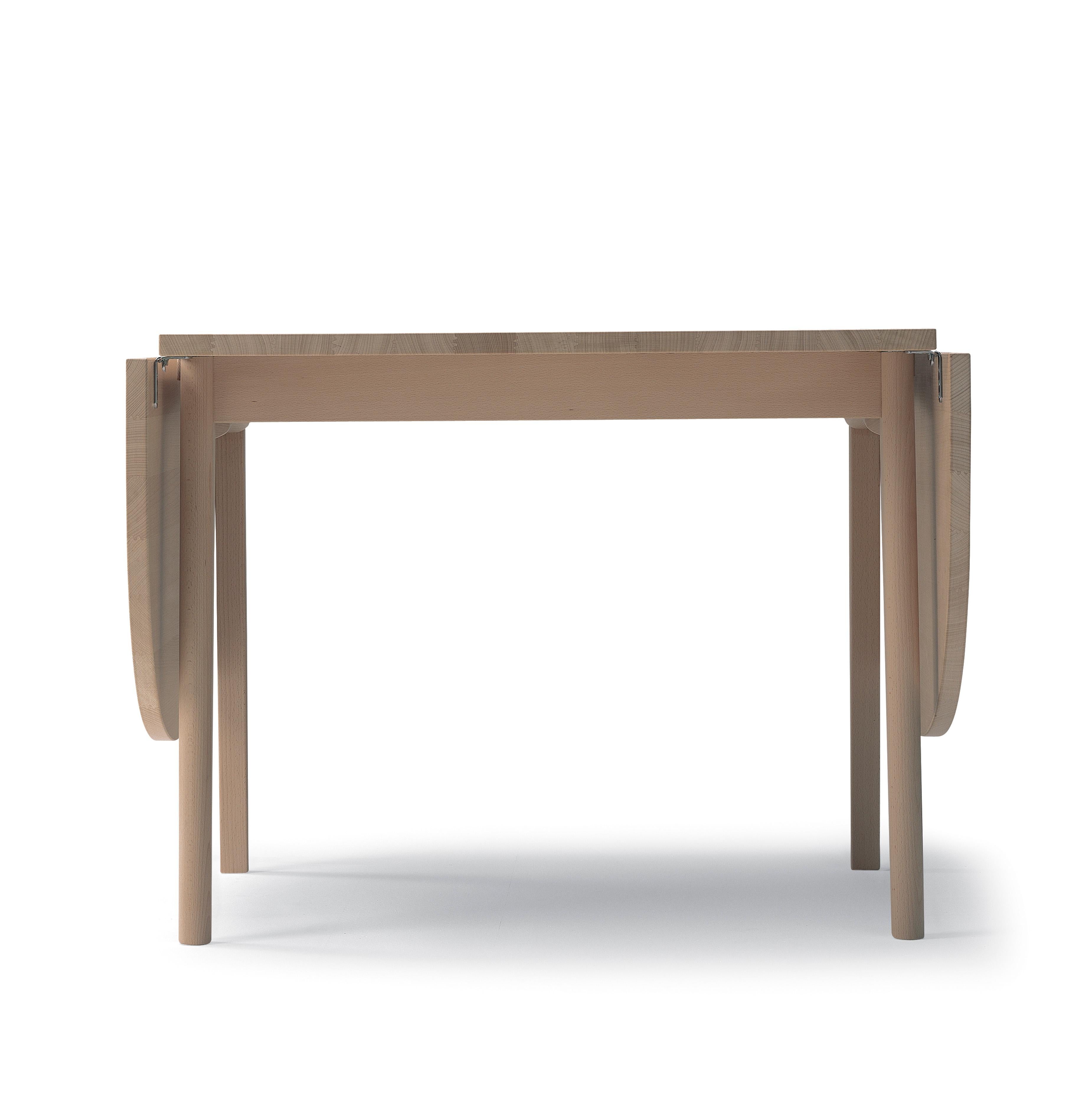 Brown (Beech Lacquer) CH002 Small Dining Table in Wood Finish by Hans J. Wegner