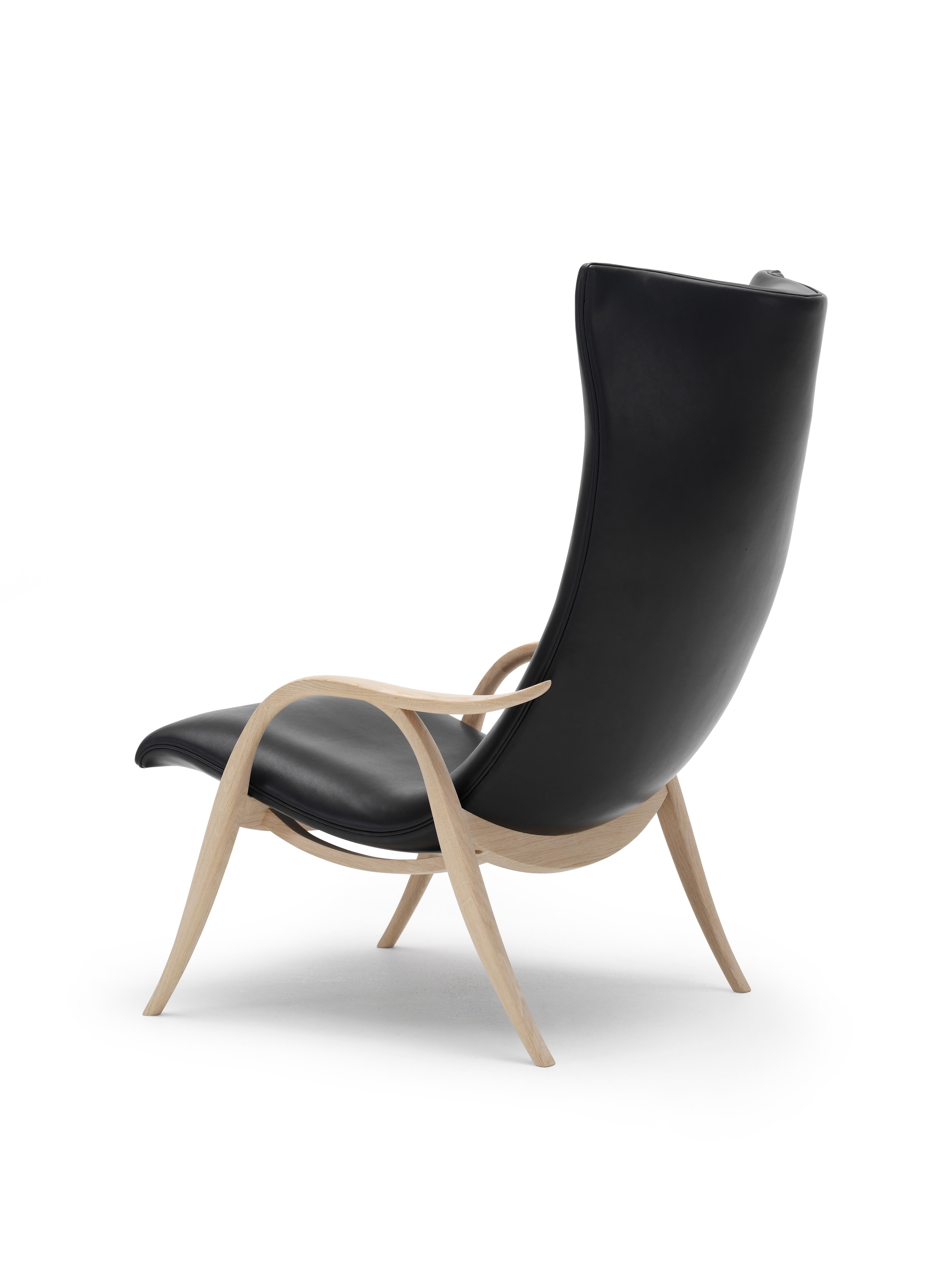 Black (Sif 98) FH429 Signature Chair in Oiled Oak by Frits Henningsen 5