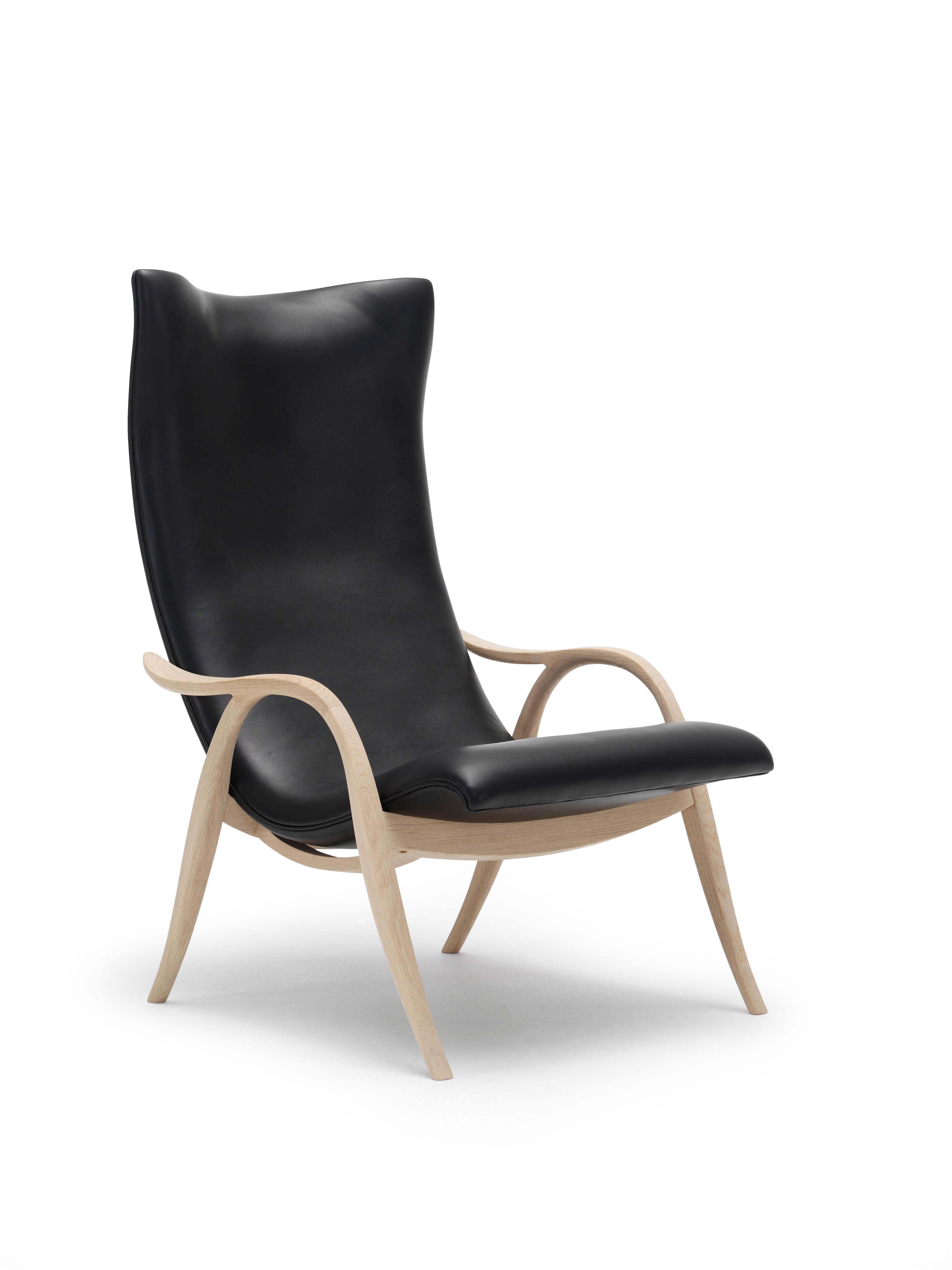 Black (Sif 98) FH429 Signature Chair in Oiled Oak by Frits Henningsen 6