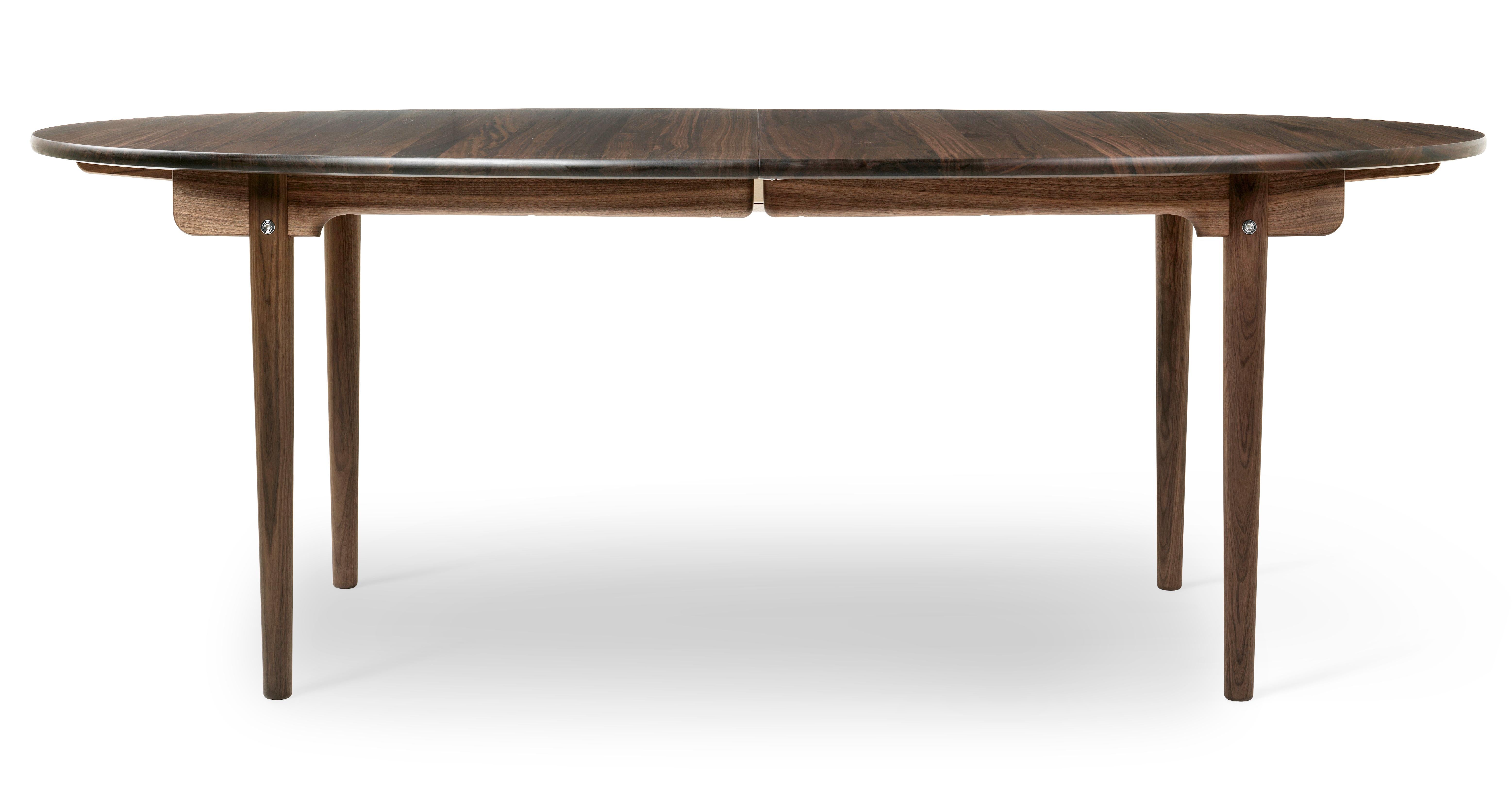 Brown (Walnut Oil) CH338 Dining Table in Wood Finish by Hans J. Wegner