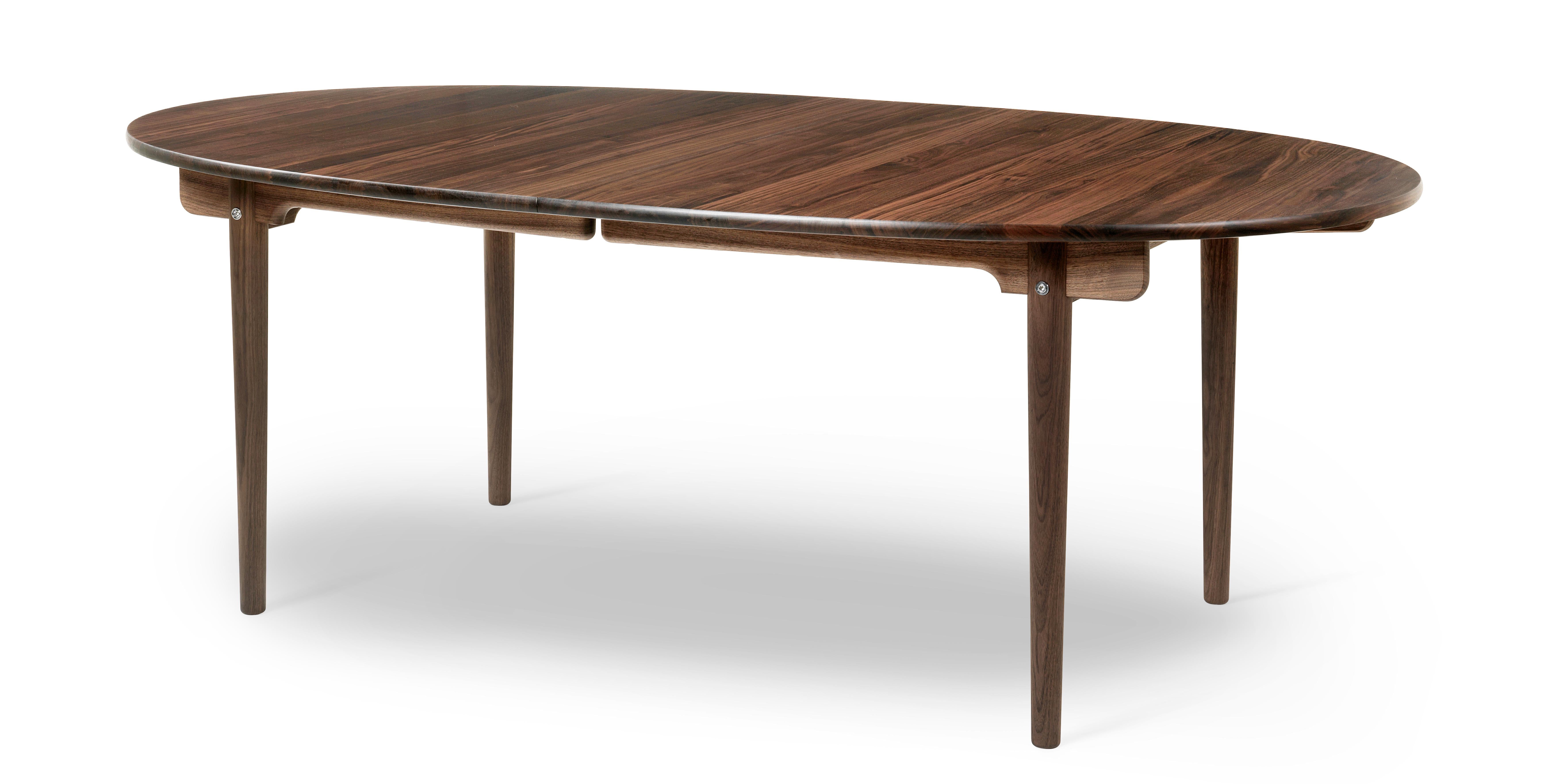 Brown (Walnut Oil) CH338 Dining Table in Wood Finish by Hans J. Wegner 2