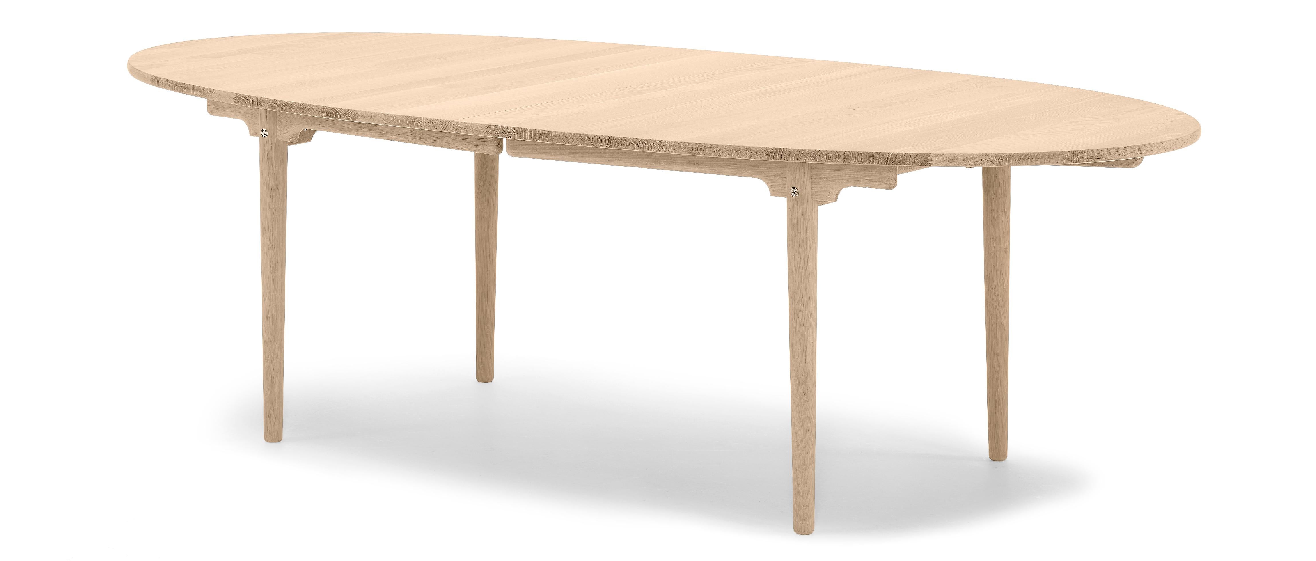Brown (Oak Oil) CH339 Dining Table in Wood Finish by Hans J. Wegner 2