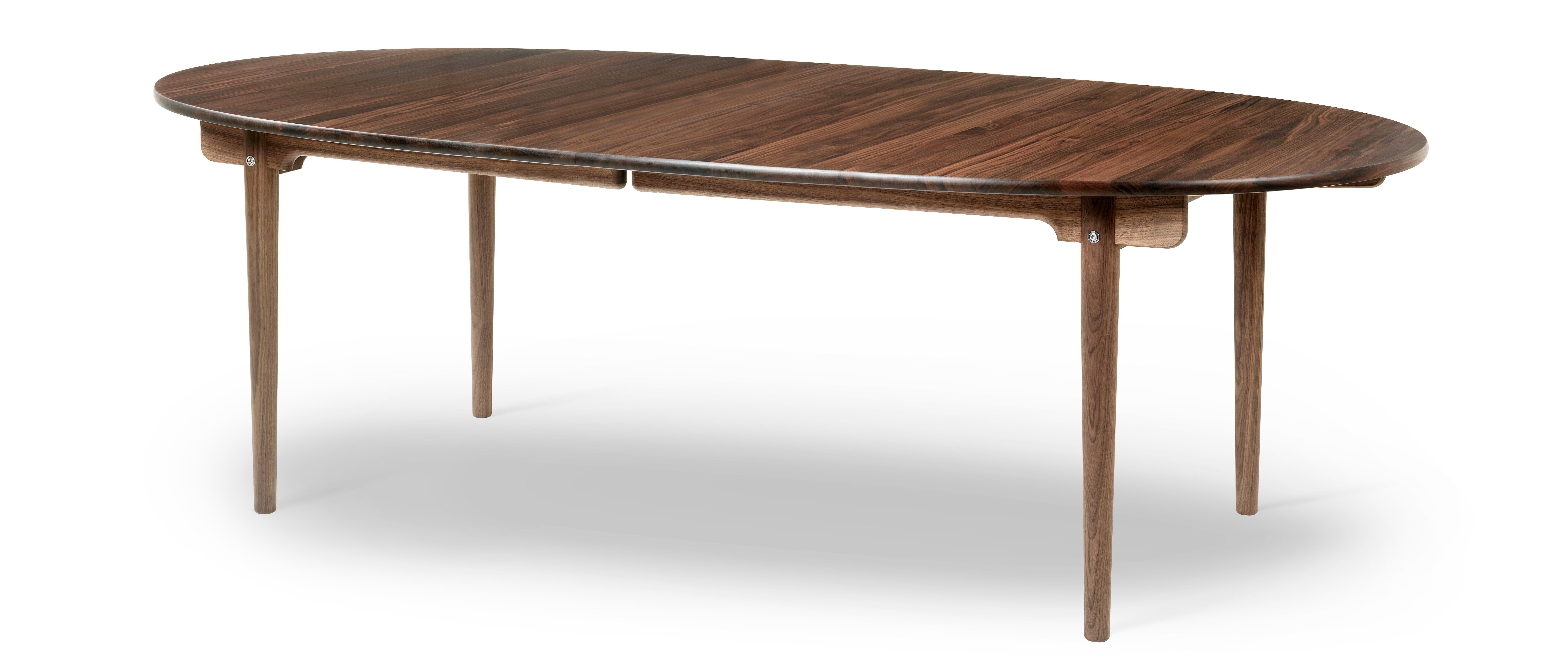 Brown (Walnut Oil) CH339 Dining Table in Wood Finish by Hans J. Wegner 2