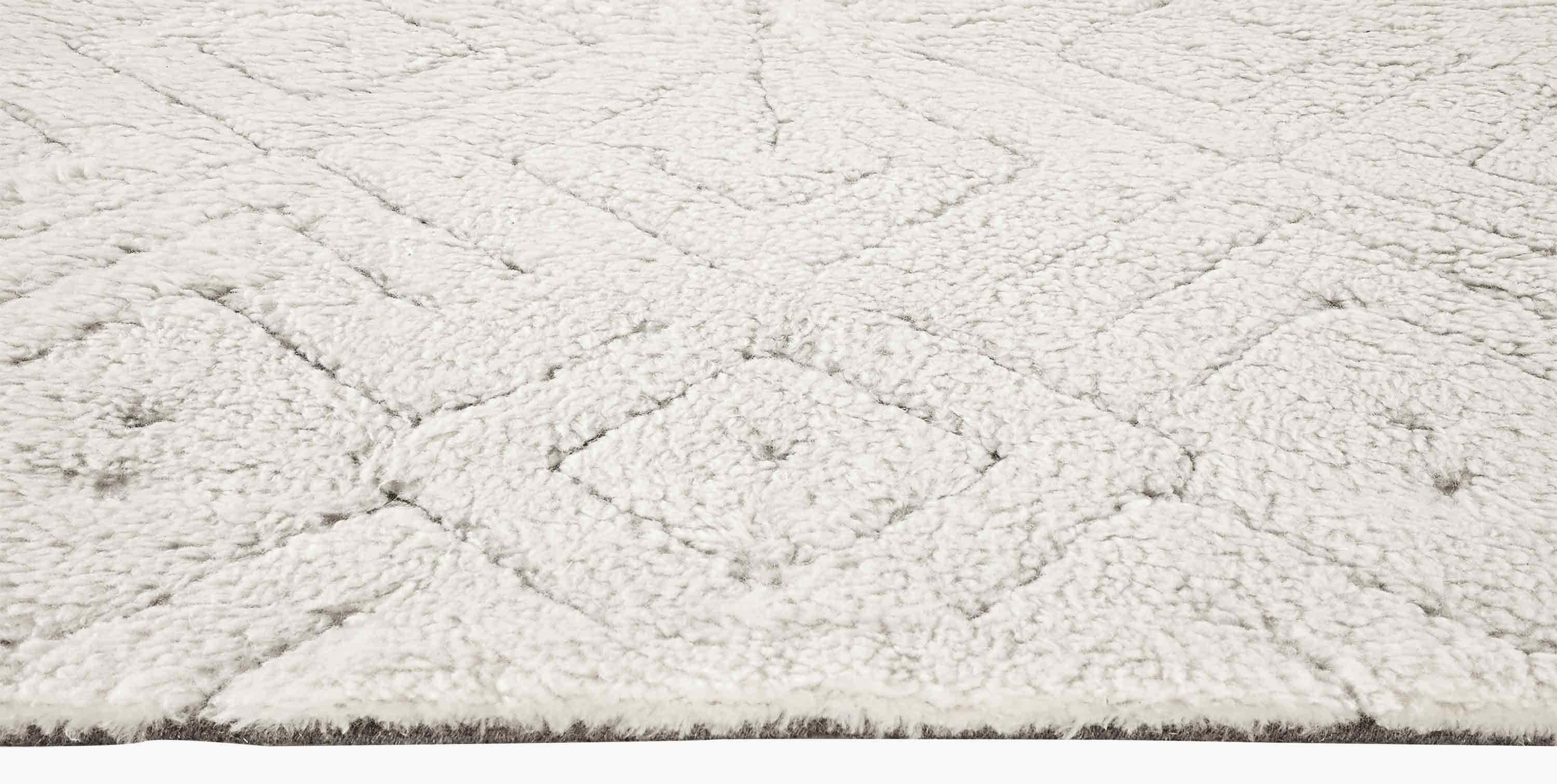 For Sale: Beige (Natural) Ben Soleimani Cava Rug– Moroccan Hand-knotted Ultra-plush Charcoal 12'x15' 3