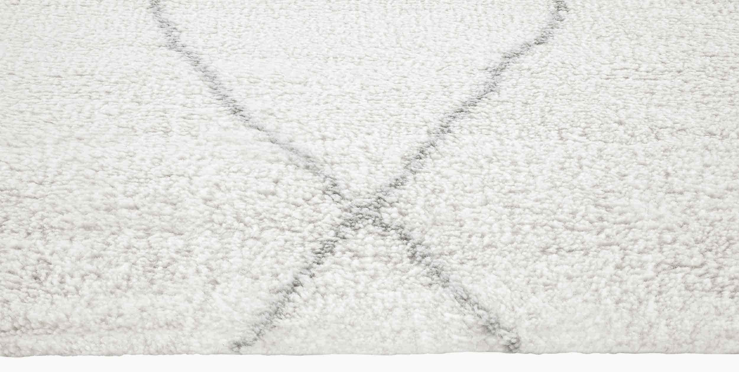 For Sale: White (Natural/Nickel) Ben Soleimani Iona Rug– Moroccan Hand-knotted Wool Bisque/Cafe 8'x10' 3