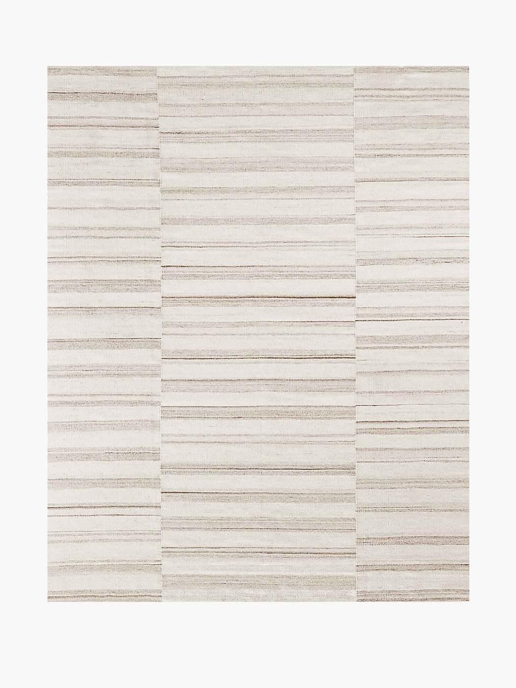 For Sale: Beige (Alterno Sand) Ben Soleimani Alterno Rug– Hand-woven Textured Soft Wool Sand 6'x9'