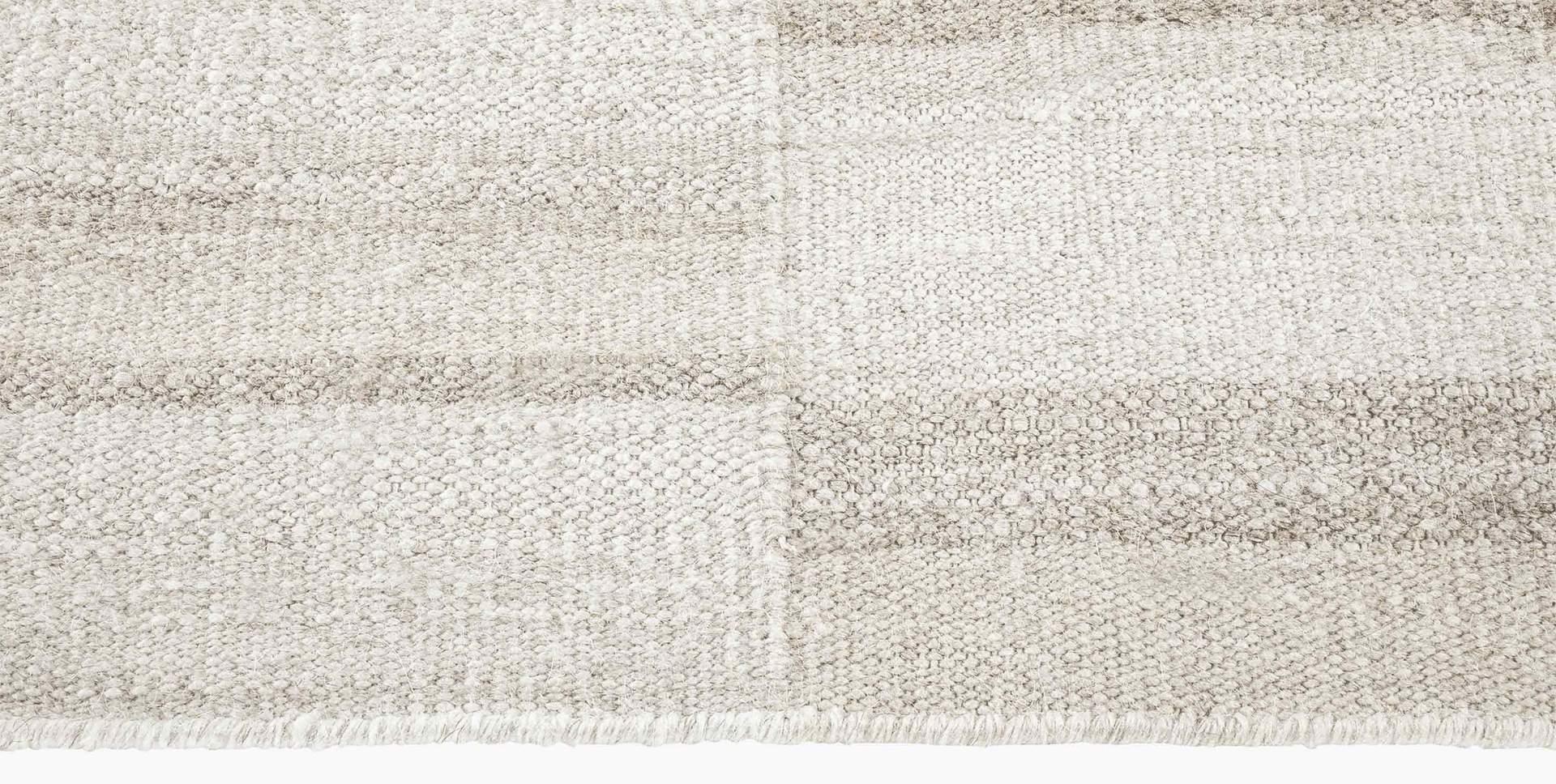 For Sale: Beige (Alterno Sand) Ben Soleimani Alterno Rug– Hand-woven Textured Soft Wool Sand 6'x9' 3