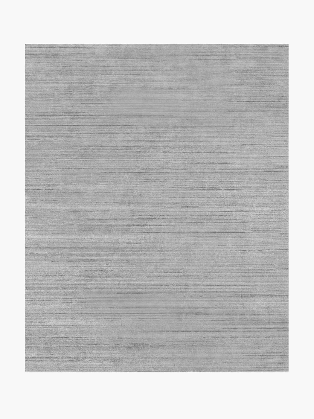 For Sale: Gray (Performance Savilla Nickel) Ben Soleimani Performance Savilla Rug– Hand-knotted Medium Pile White 6'x9'
