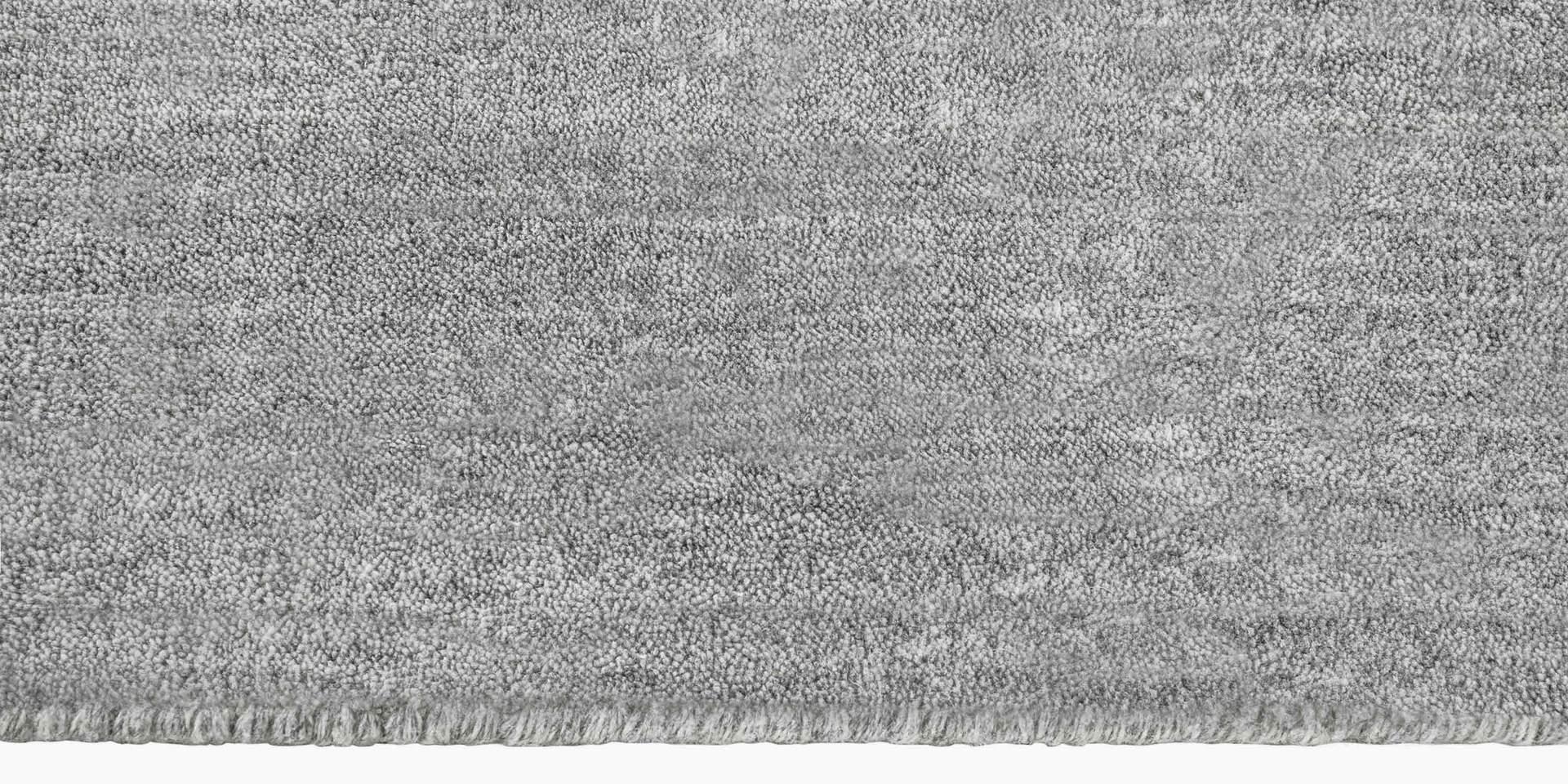 For Sale: Gray (Performance Savilla Nickel) Ben Soleimani Performance Savilla Rug– Hand-knotted Medium Pile White 6'x9' 3