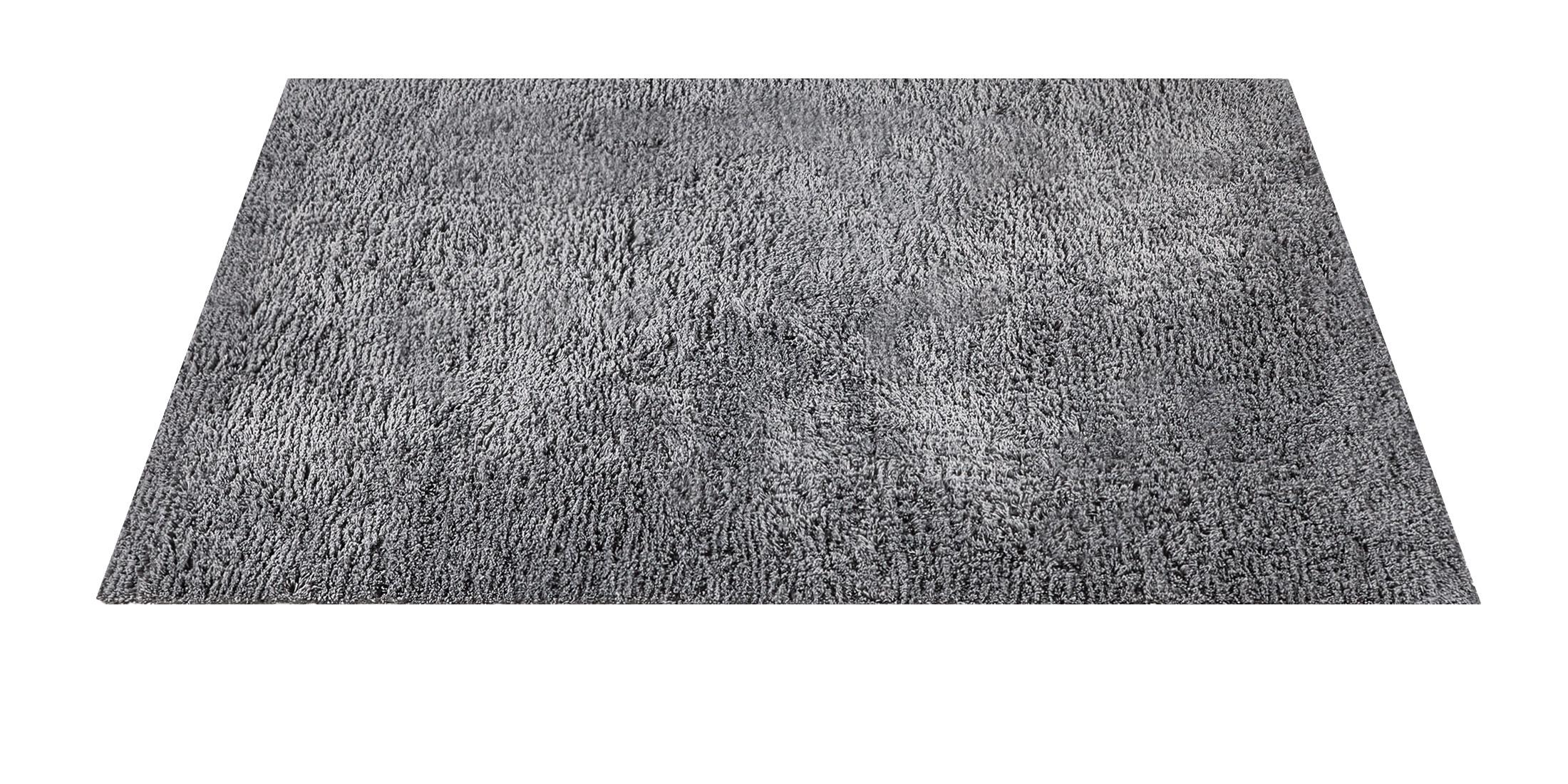 For Sale: Gray (Nickel/Carbon) Ben Soleimani Performance Shag Rug– Hand-woven Ultra-plush 6'x9' 2