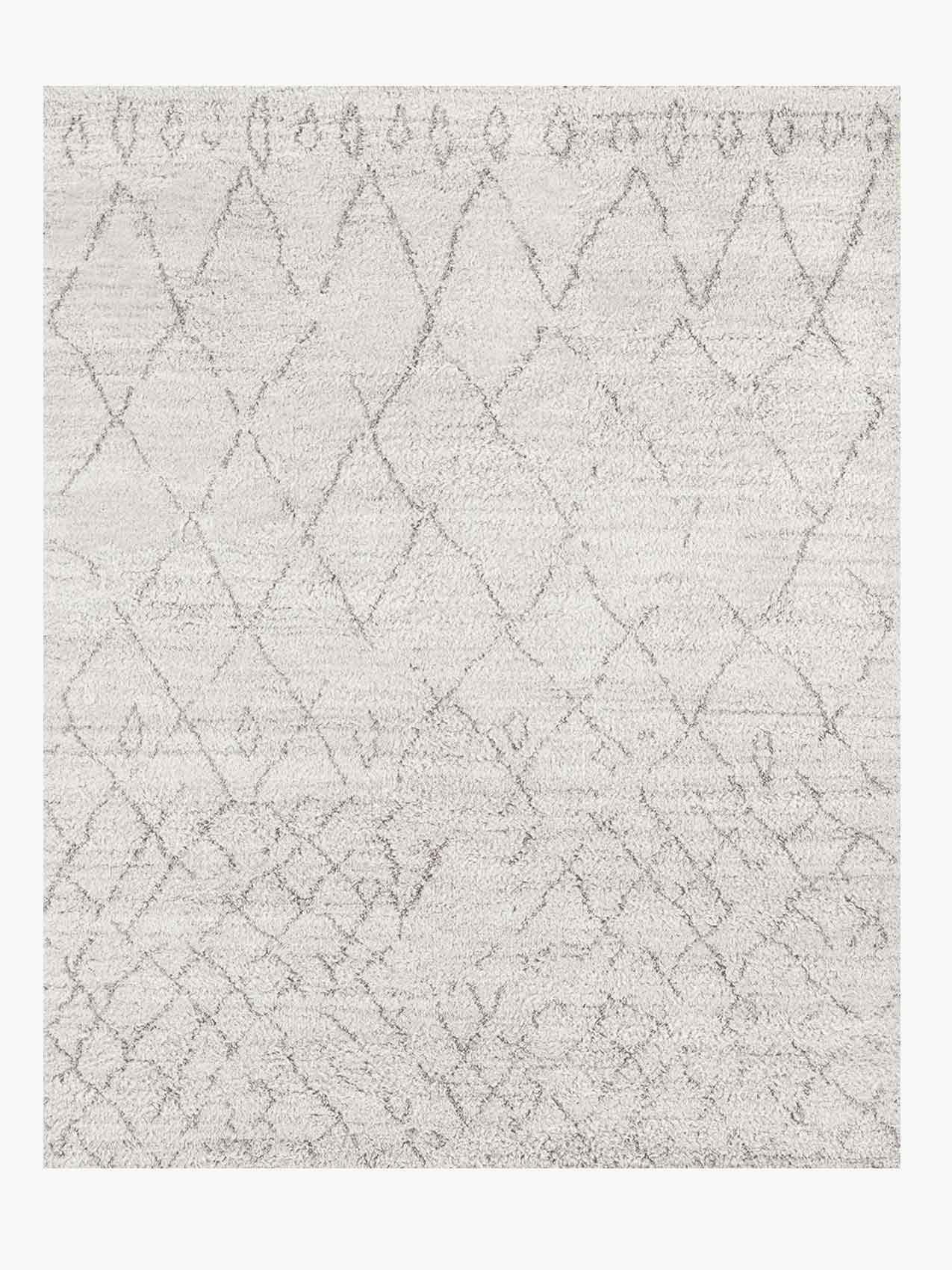 For Sale: Beige (Silver/Taupe) Ben Soleimani Performance Elda Rug– Moroccan Hand-knotted Charcoal 6'x9'