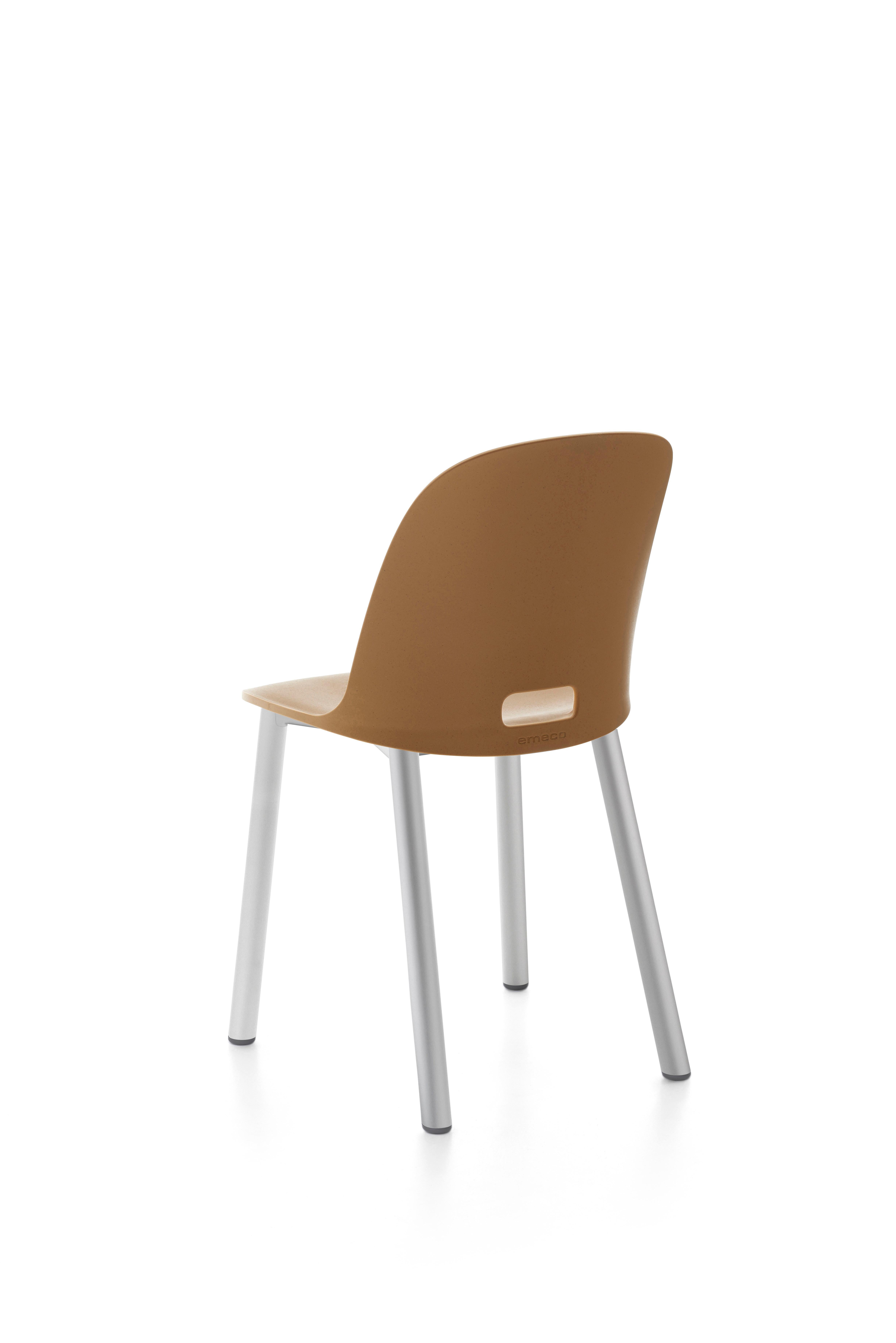 For Sale: Beige (Alfi Sand) Emeco Alfi High Back Chair with Aluminum Frame by Jasper Morrison 3