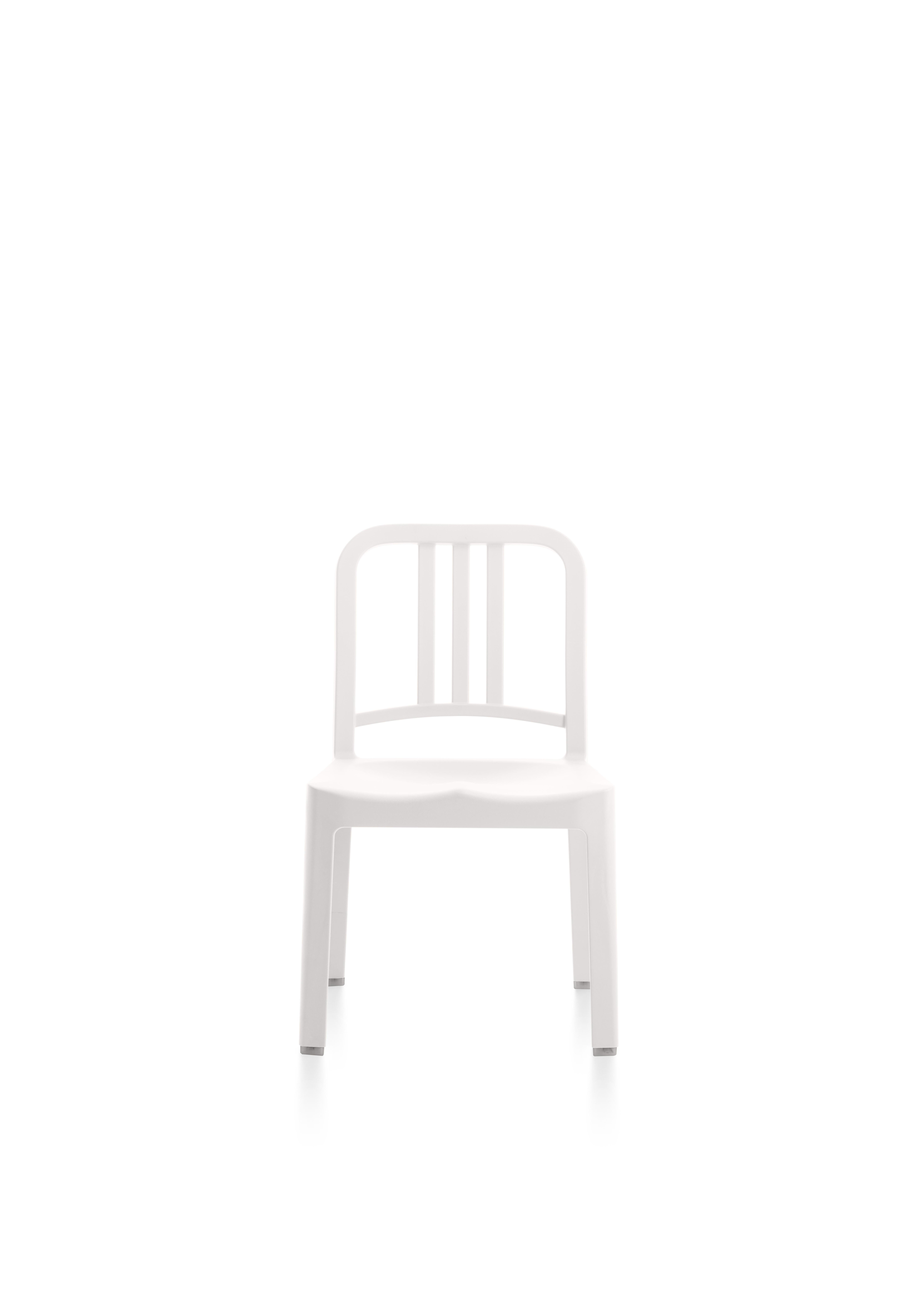 For Sale: White (Snow) 111 Navy Mini Chair by Coca-Cola