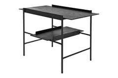 Mesa bandeja de cóctel Kanso de madera y acero