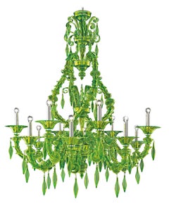 San Giorgio 5558 16 Kronleuchter aus Glas:: von Barovier&Toso