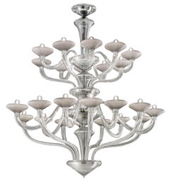 Windsor 5676 24 Chandelier in Glass, by Barovier&Toso