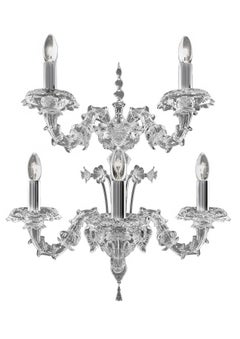 4604 05 Wall Sconce in Murano Glass, by Barovier&Toso