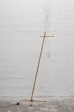 Pick Up Stick Floor Lamp in Brass by Cam Crockford