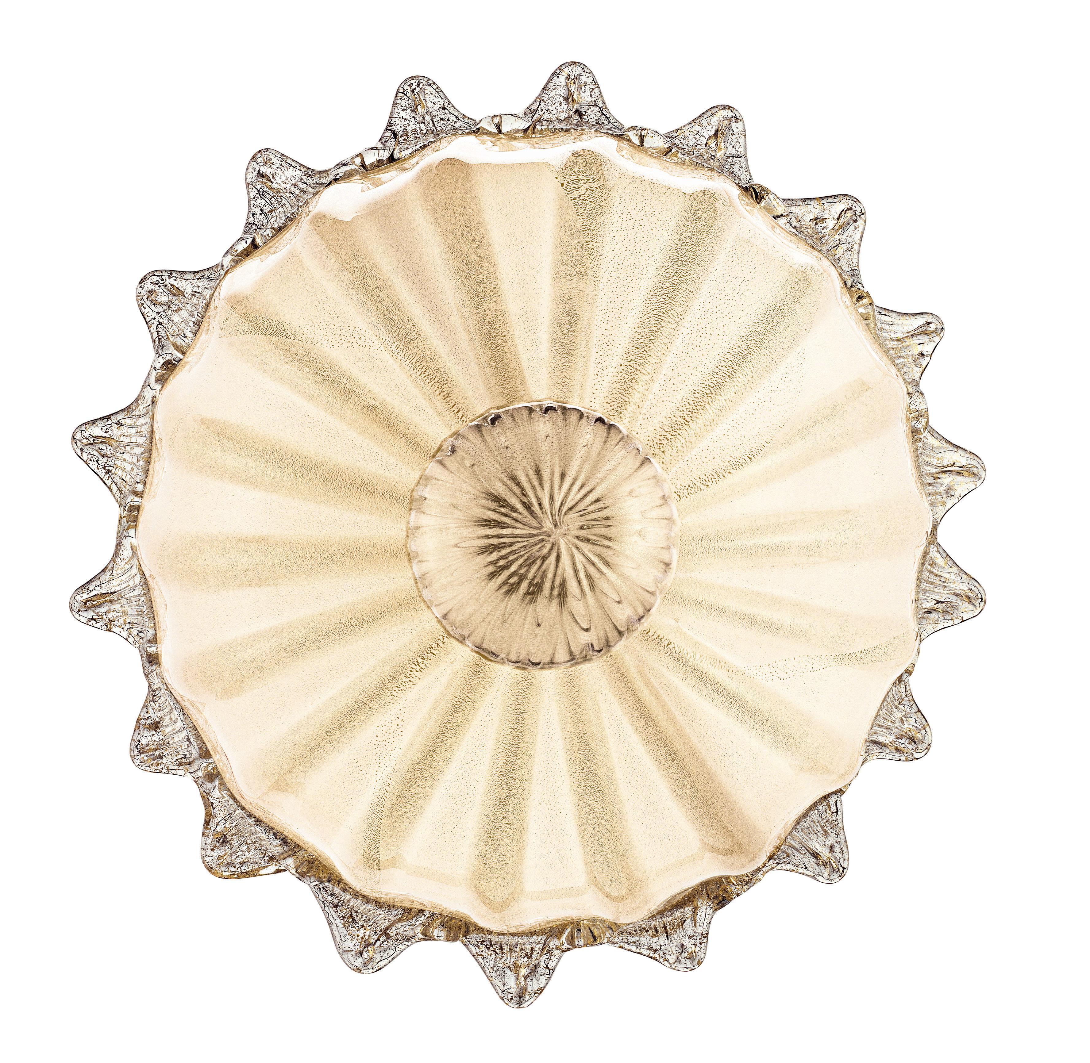 Hängeleuchte 4428 von Fanali Veneziani aus Glas, von Barovier&Toso,Beige (Beige Gold_OB) 2