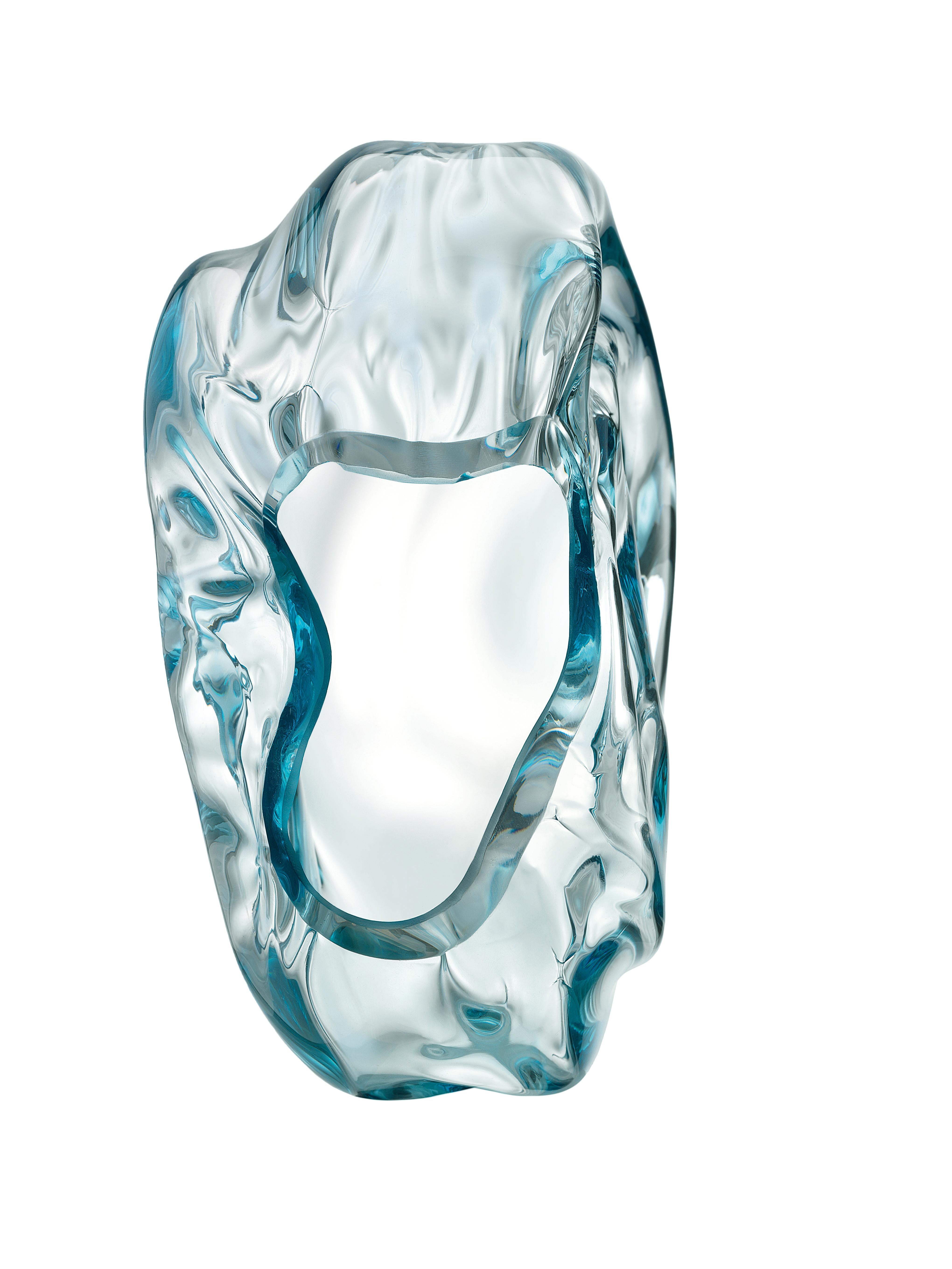 Blue (Aquamarine_AQ) Hanami 7297 Suspension Lamp in Glass, by Barovier & Toso 6