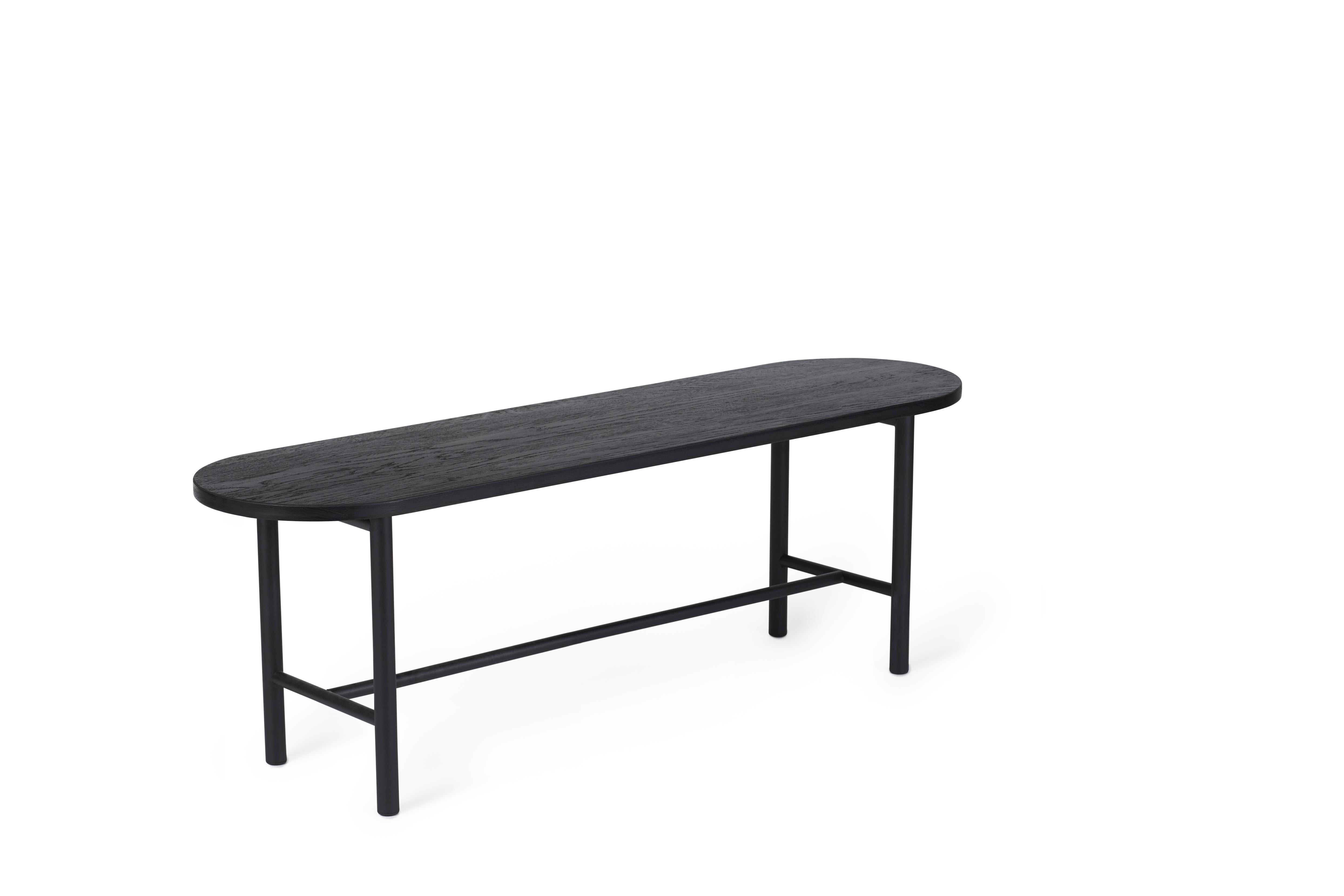 For Sale: Black (Cane / Black) Be My Guest Bench, by Charlotte Høncke from Warm Nordic 2