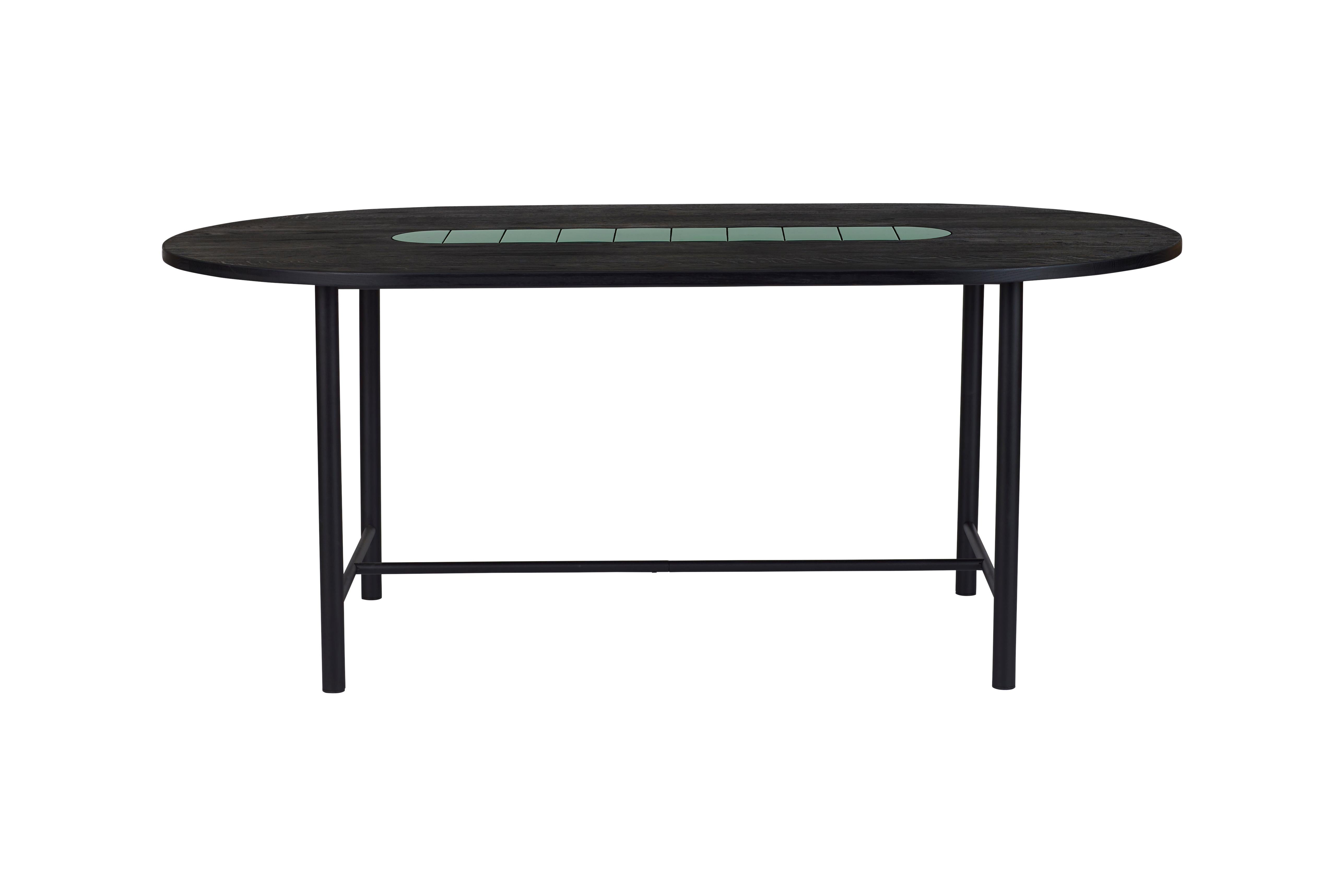 For Sale: Green (Forest green) Be My Guest Small Dining Table, by Charlotte Høncke from Warm Nordic