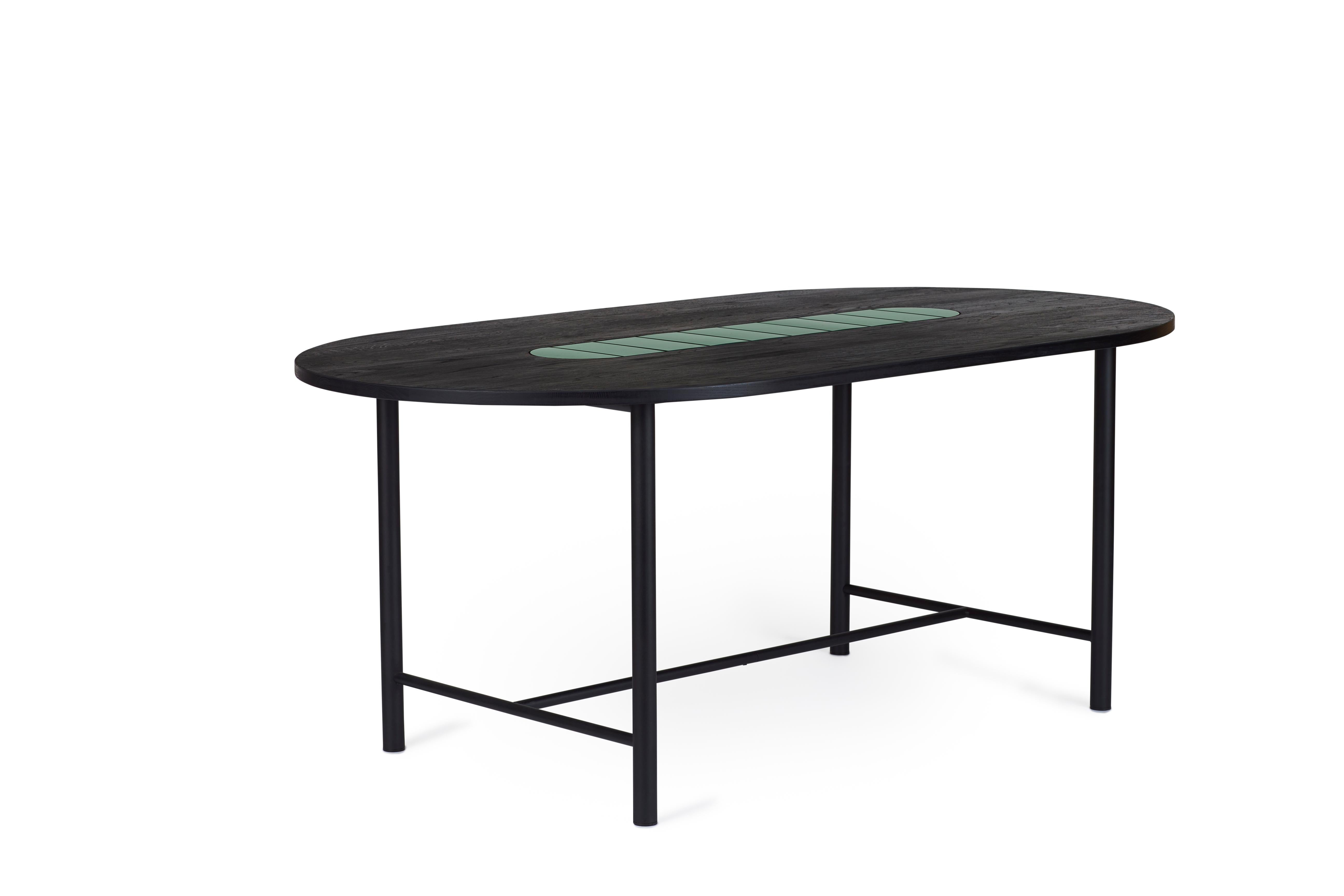 For Sale: Green (Forest green) Be My Guest Small Dining Table, by Charlotte Høncke from Warm Nordic 2