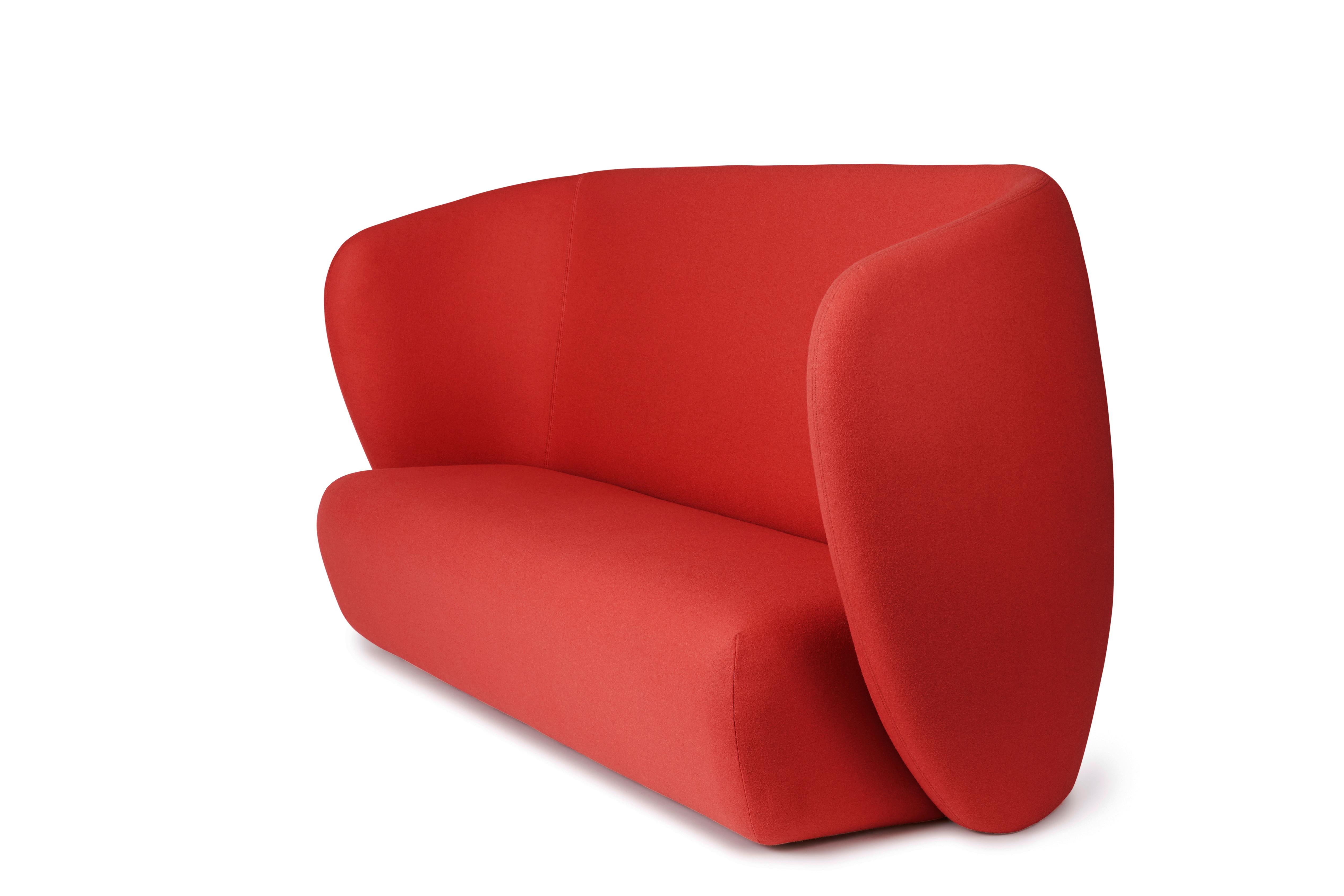 For Sale: Red (Hero 551) Haven 3-Seat Sofa, by Charlotte Høncke from Warm Nordic 2
