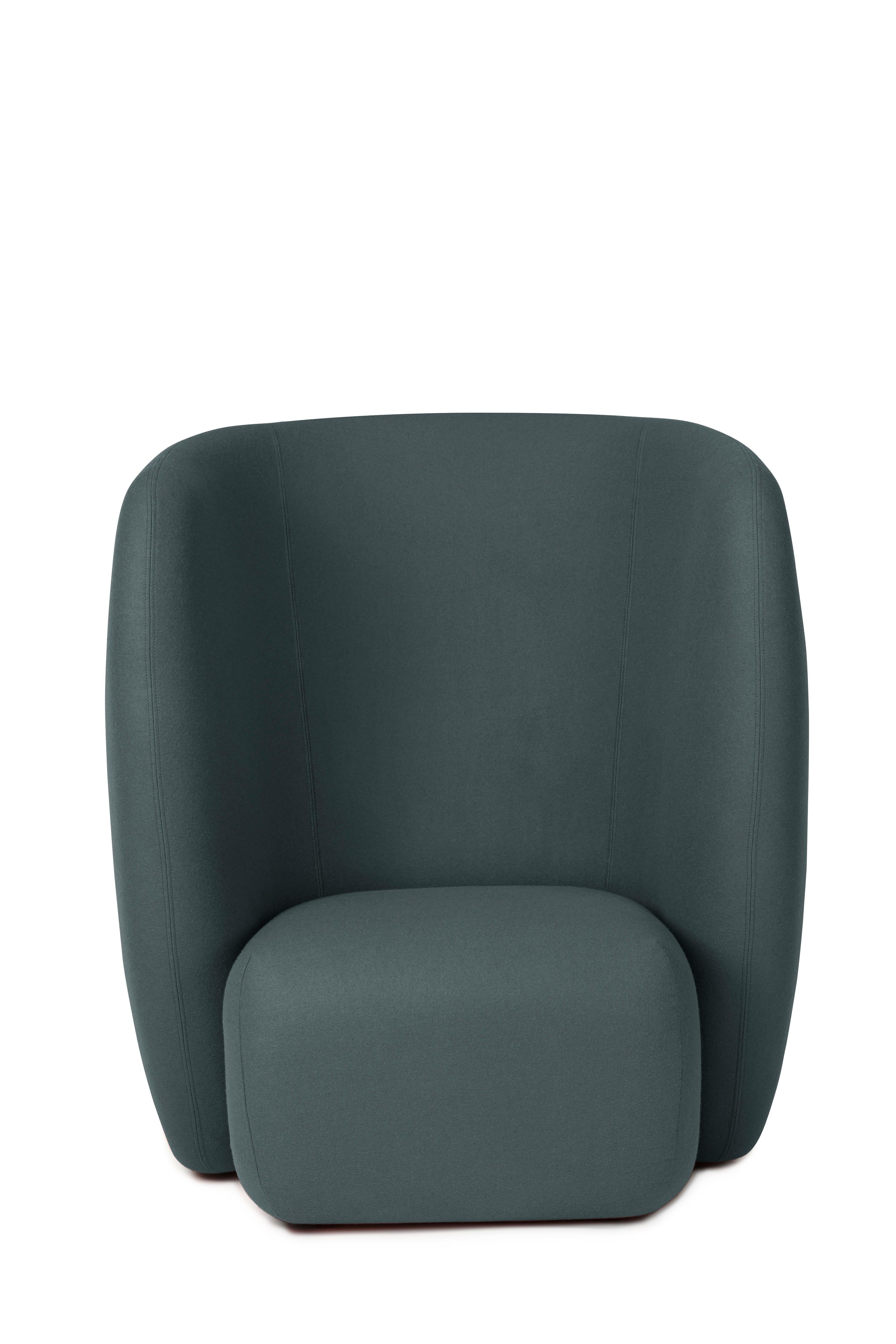 For Sale: Blue (Hero 991) Haven Lounge Chair, by Charlotte Høncke from Warm Nordic