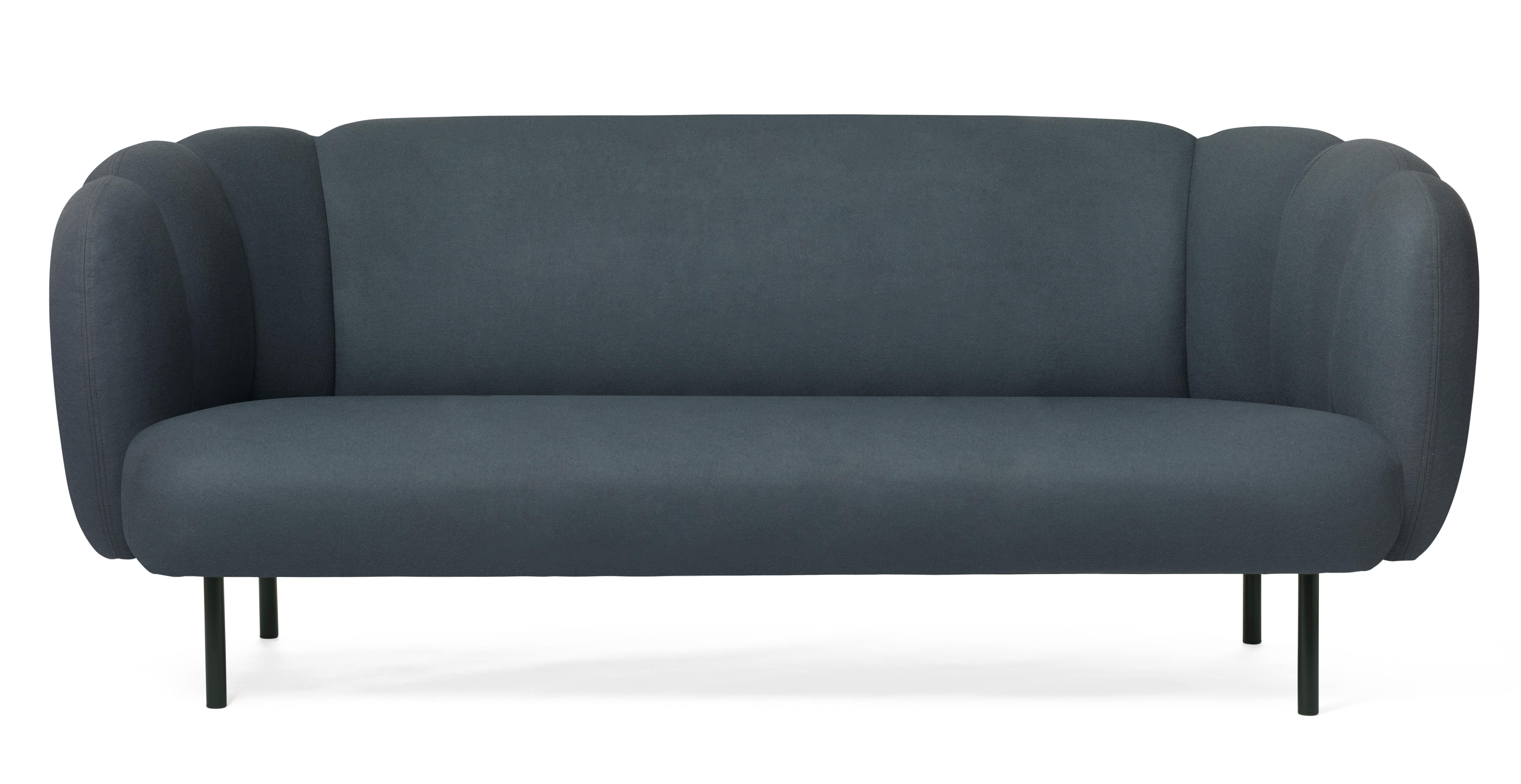 En vente : Blue (Hero 991) Cape 3-Seat Stitch Sofa, by Charlotte Høncke from Warm Nordic