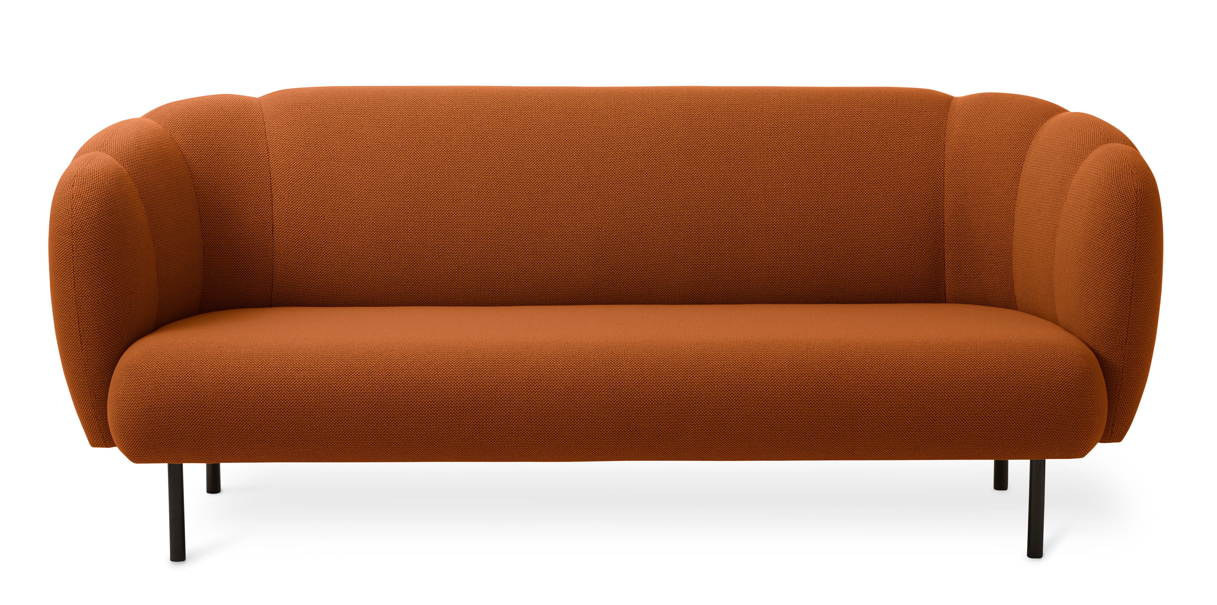 For Sale: Brown (Merit 032) Cape 3-Seat Stitch Sofa, by Charlotte Høncke from Warm Nordic