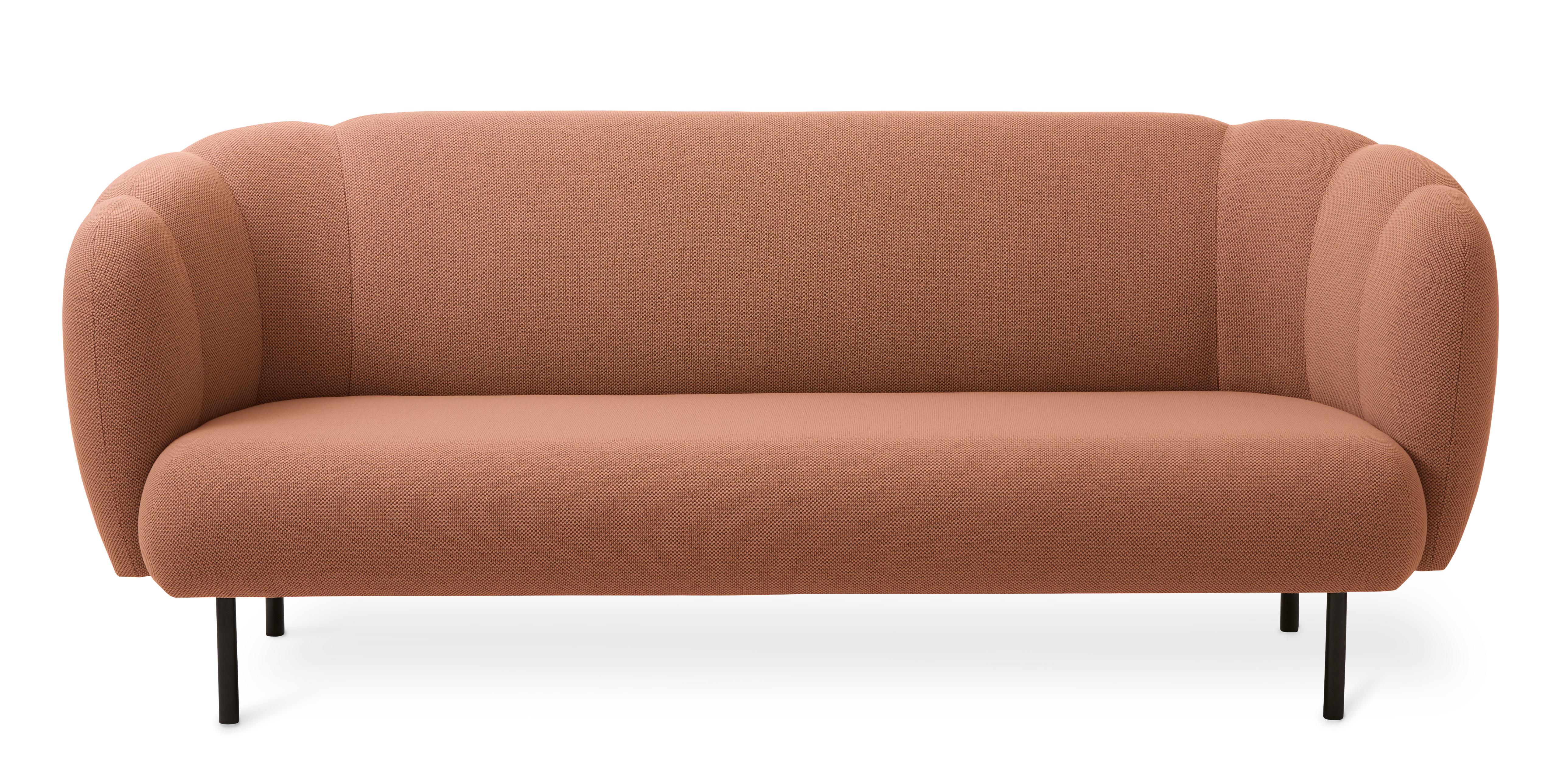 For Sale: Pink (Merit 035) Cape 3-Seat Stitch Sofa, by Charlotte Høncke from Warm Nordic