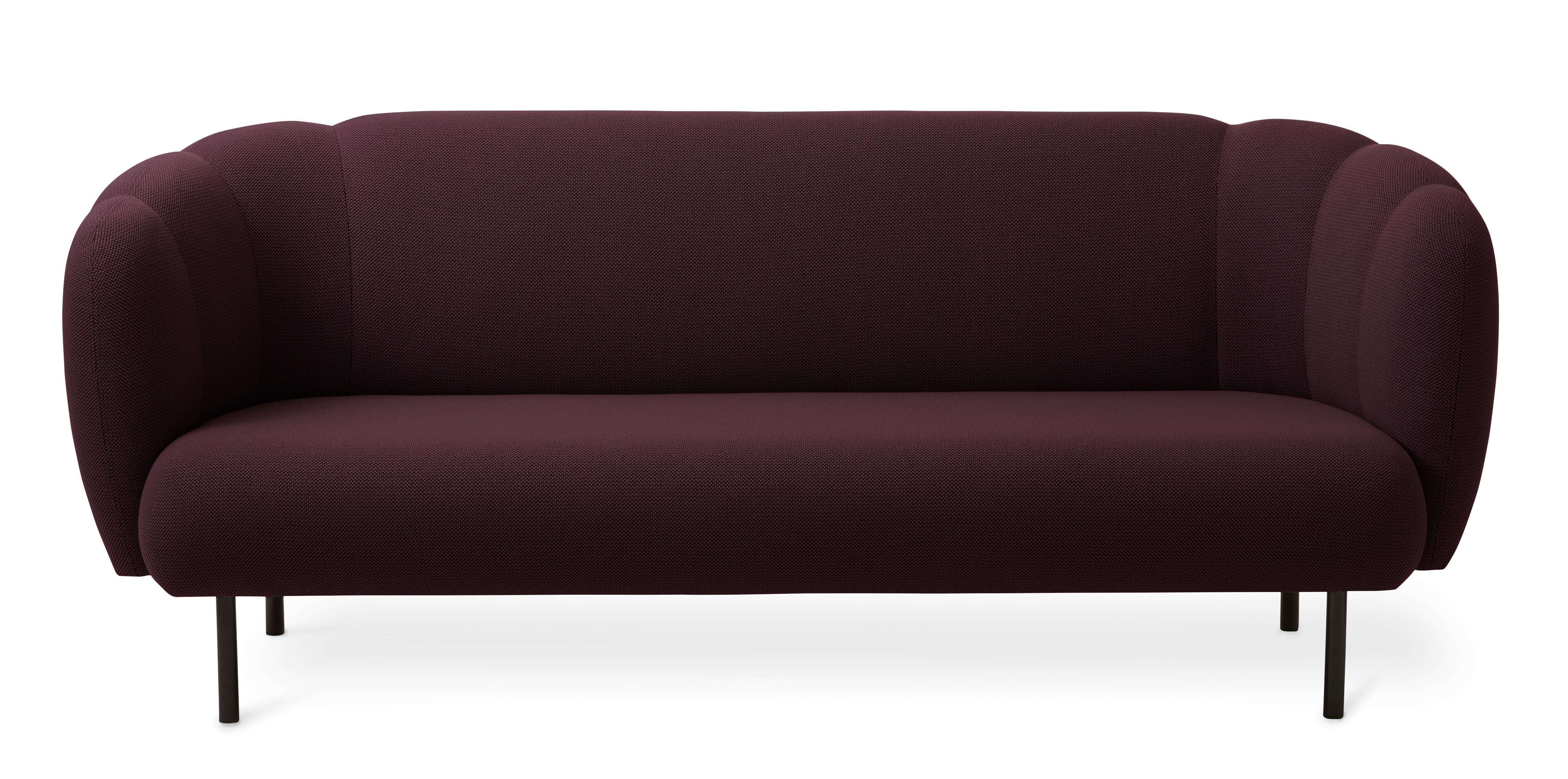 For Sale: Purple (Merit 040) Cape 3-Seat Stitch Sofa, by Charlotte Høncke from Warm Nordic