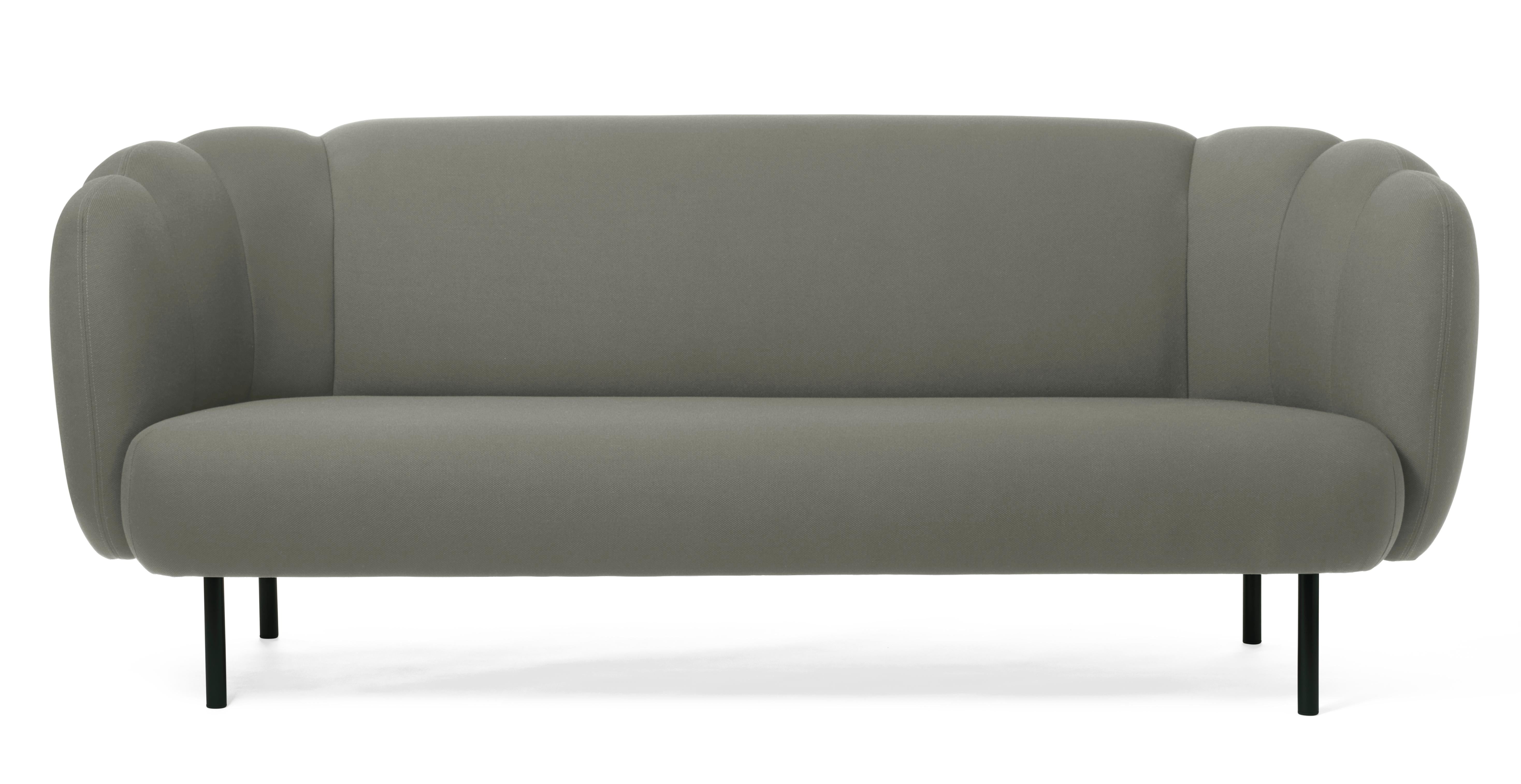 For Sale: Gray (Steelcut 160) Cape 3-Seat Stitch Sofa, by Charlotte Høncke from Warm Nordic