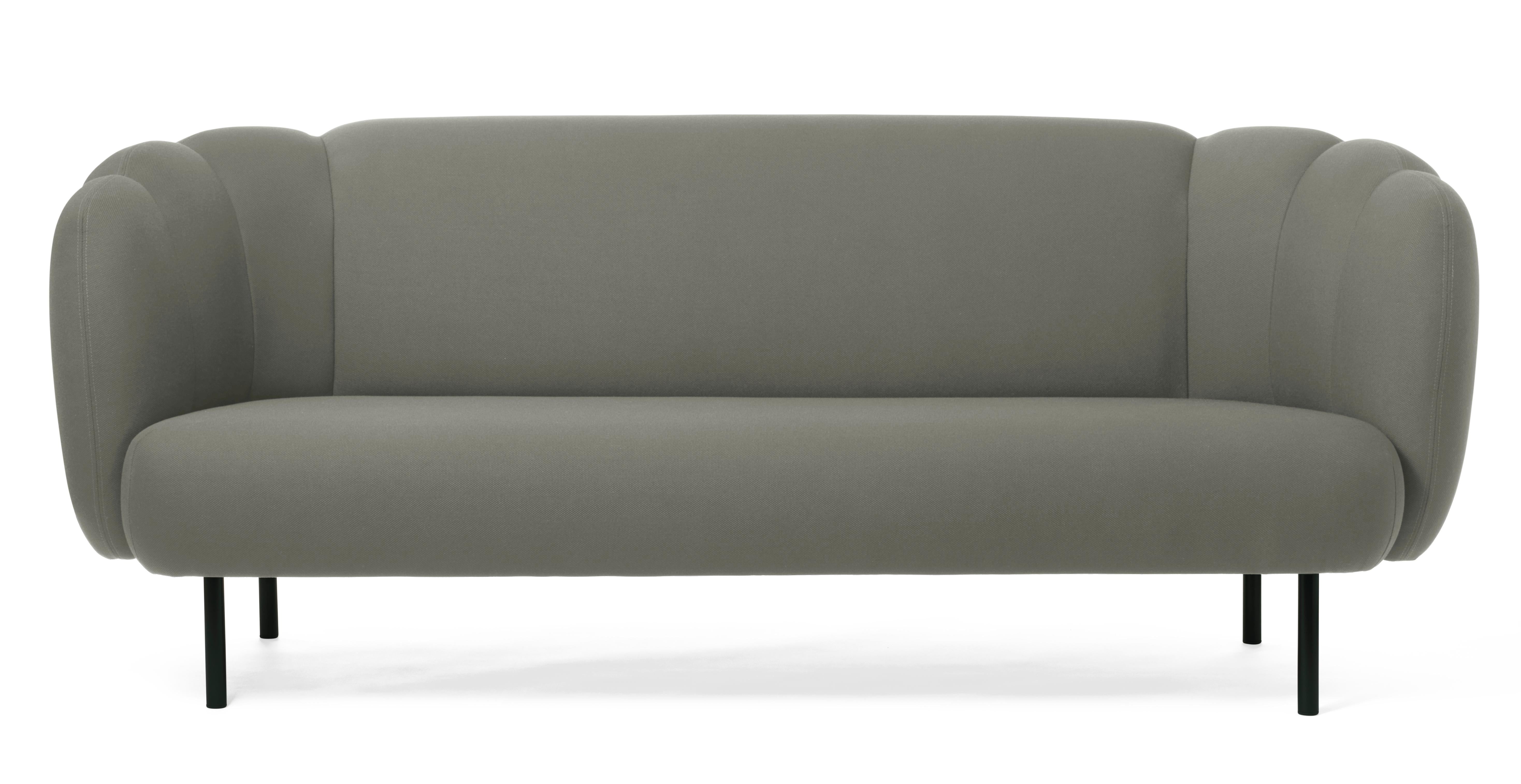 En vente : Gray (Steelcut 160) Cape 3-Seat Stitch Sofa, by Charlotte Høncke from Warm Nordic