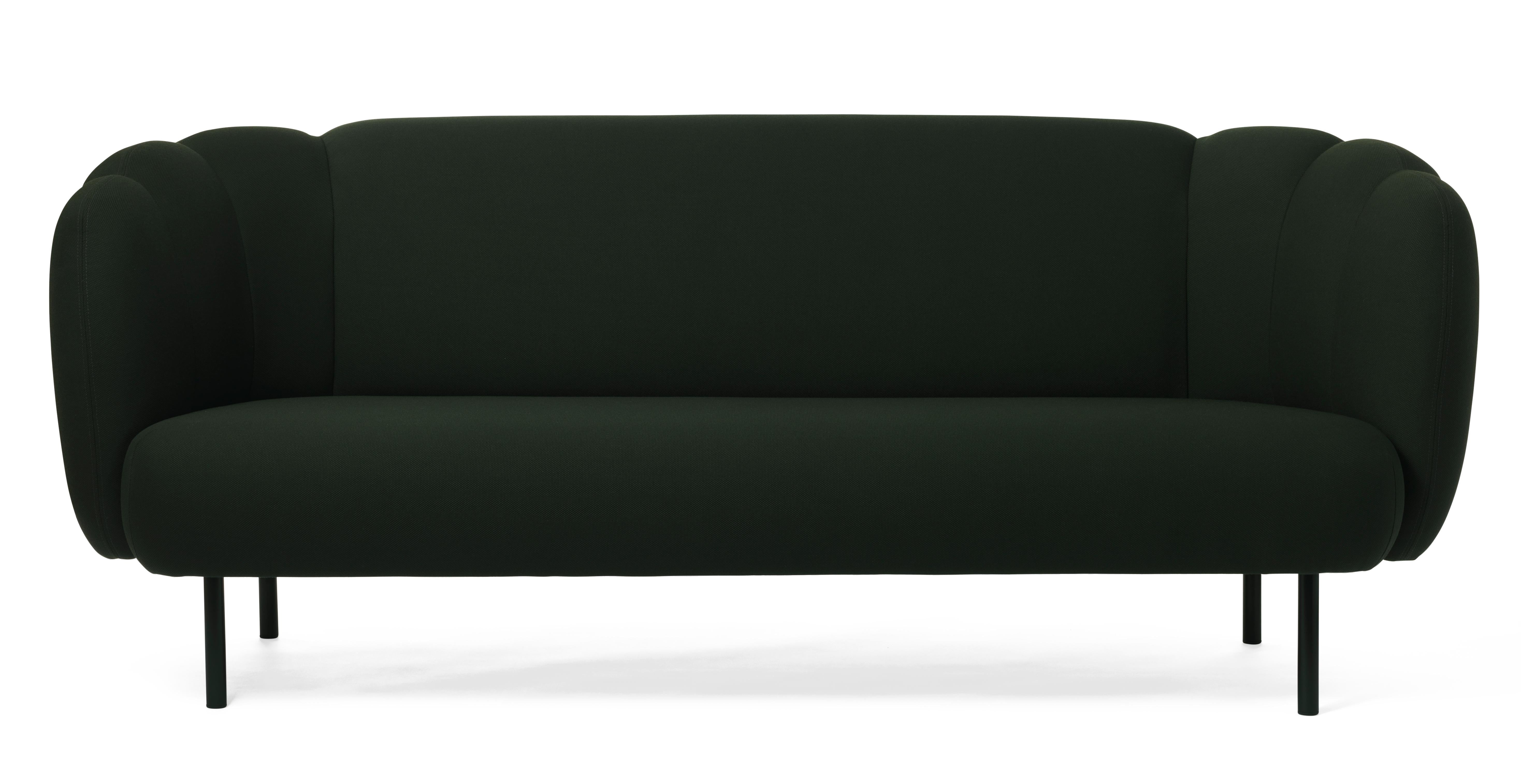For Sale: Green (Steelcut 975) Cape 3-Seat Stitch Sofa, by Charlotte Høncke from Warm Nordic