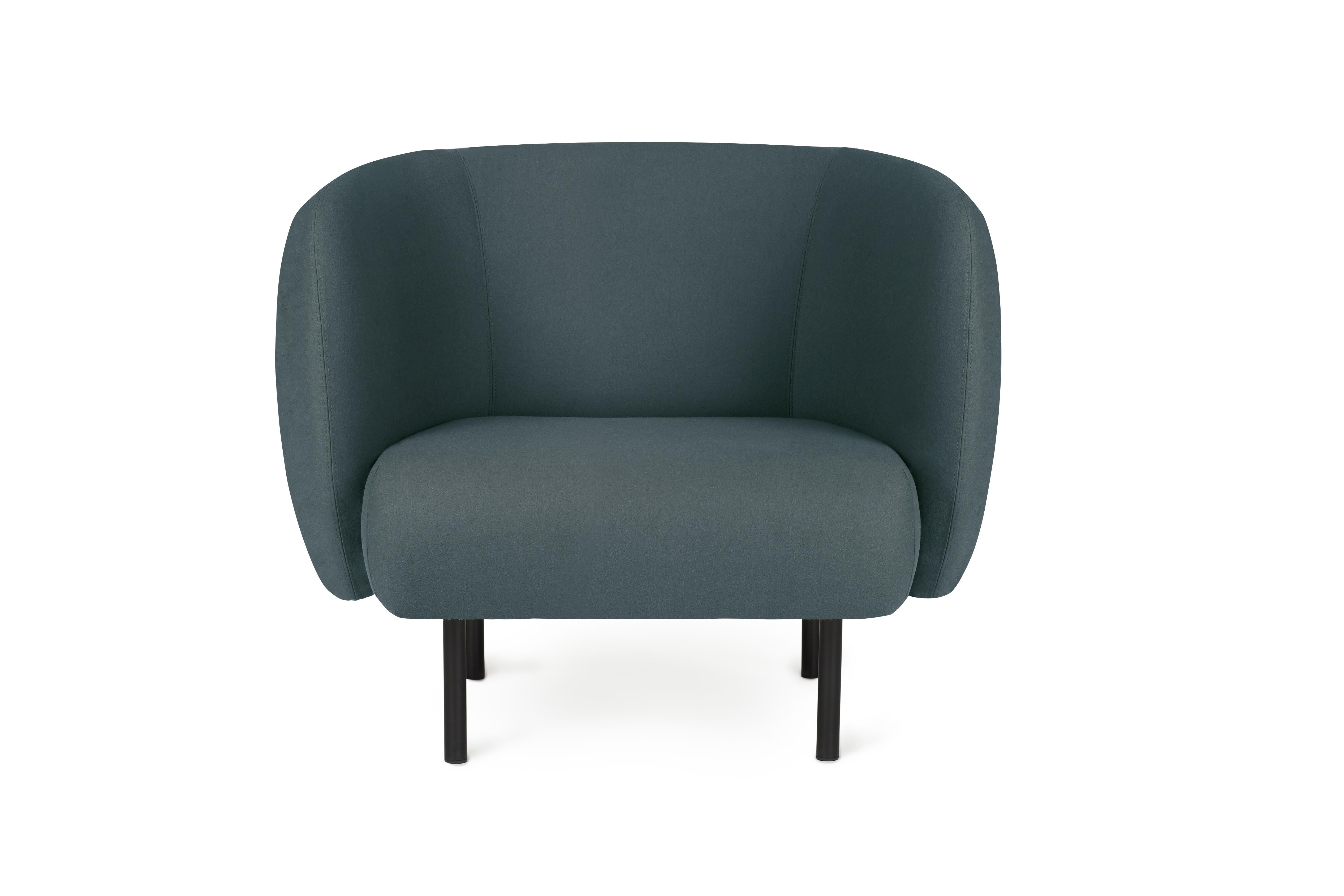 For Sale: Blue (Hero 991) Cape Lounge Chair, by Charlotte Høncke from Warm Nordic