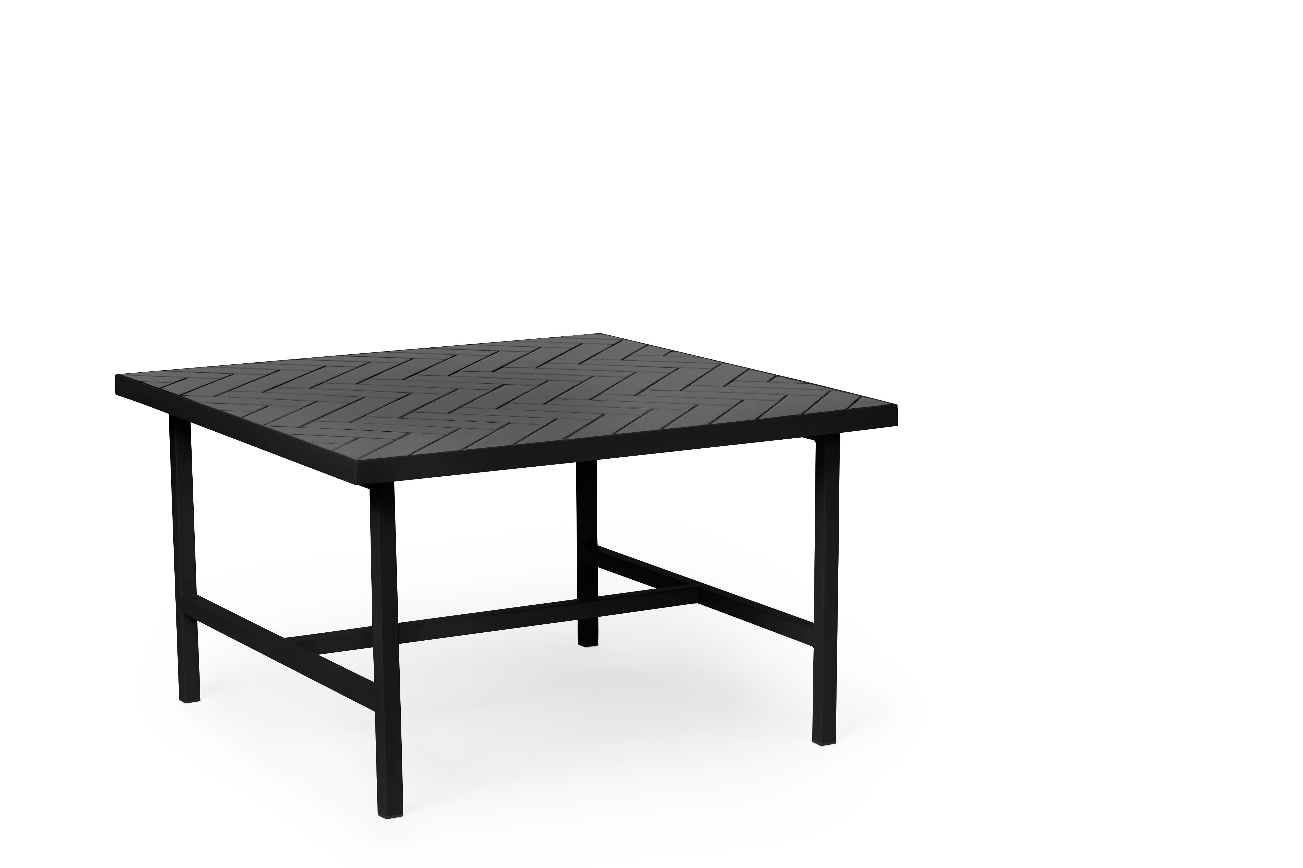 For Sale: Black (Soft black) Herringbone Coffee Table, by Charlotte Høncke from Warm Nordic 2