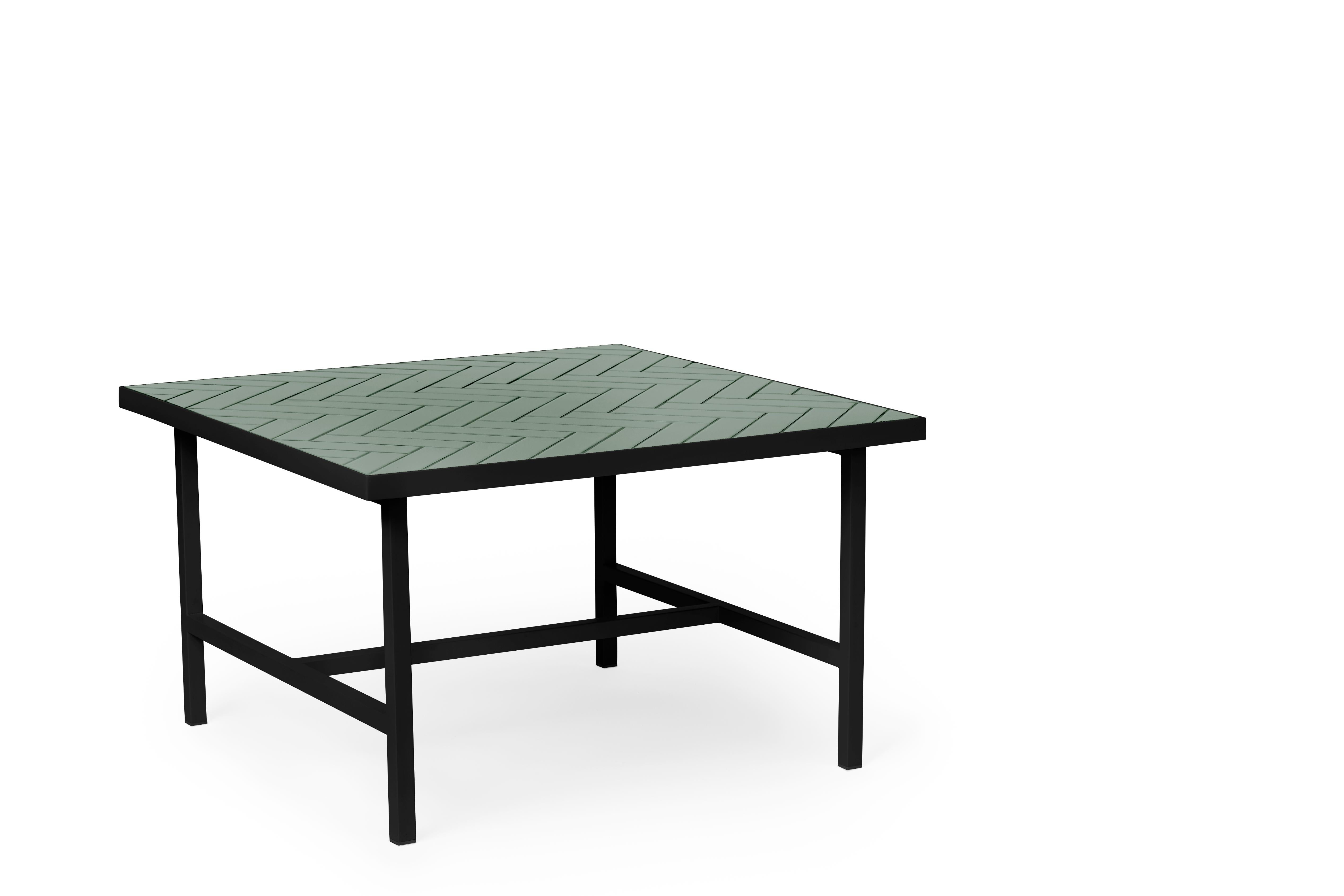 For Sale: Green (Forest green) Herringbone Coffee Table, by Charlotte Høncke from Warm Nordic 2
