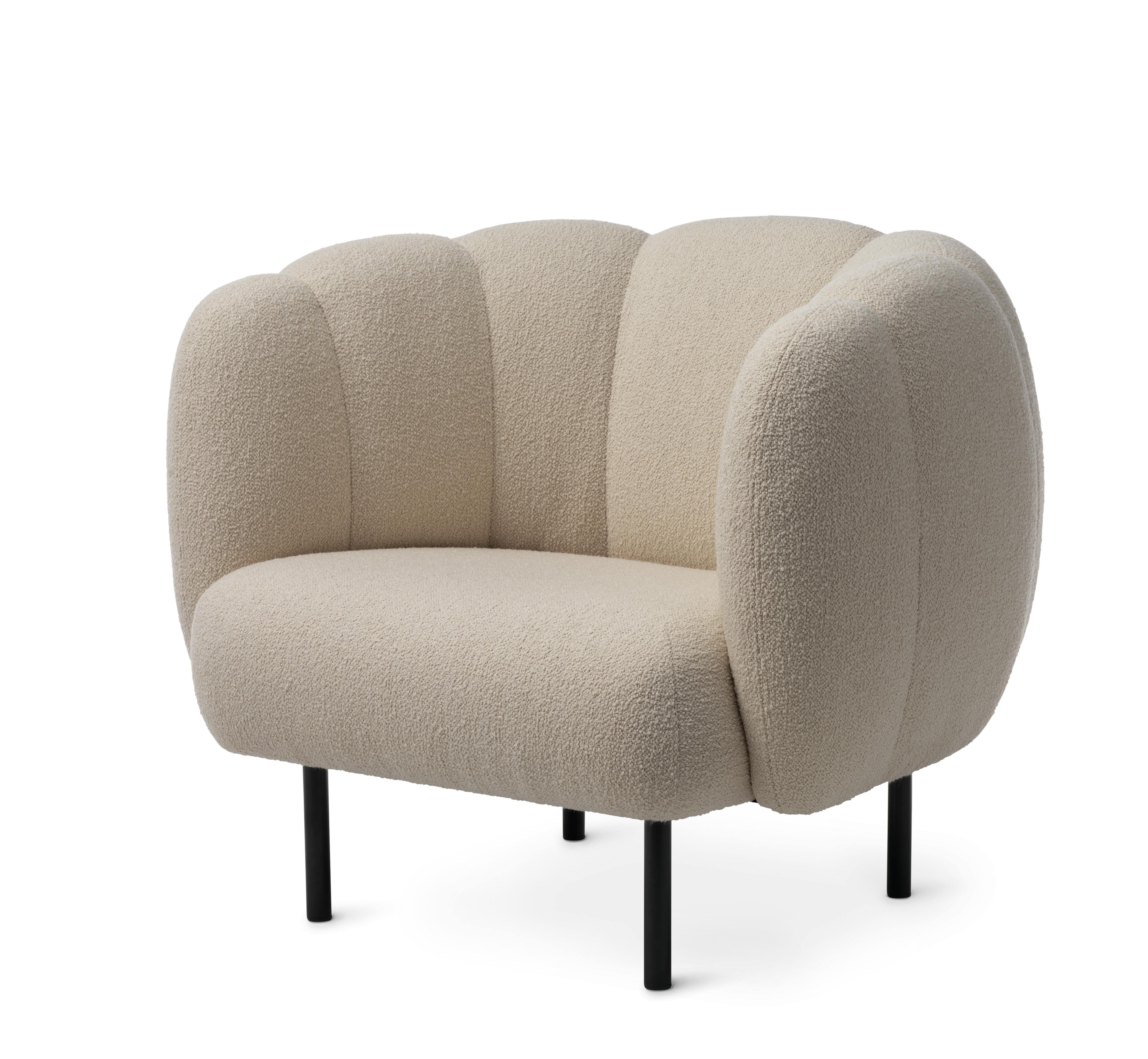 For Sale: Gray (Barnum 2) Cape Lounge Chair with Stitches, by Charlotte Høncke from Warm Nordic 2