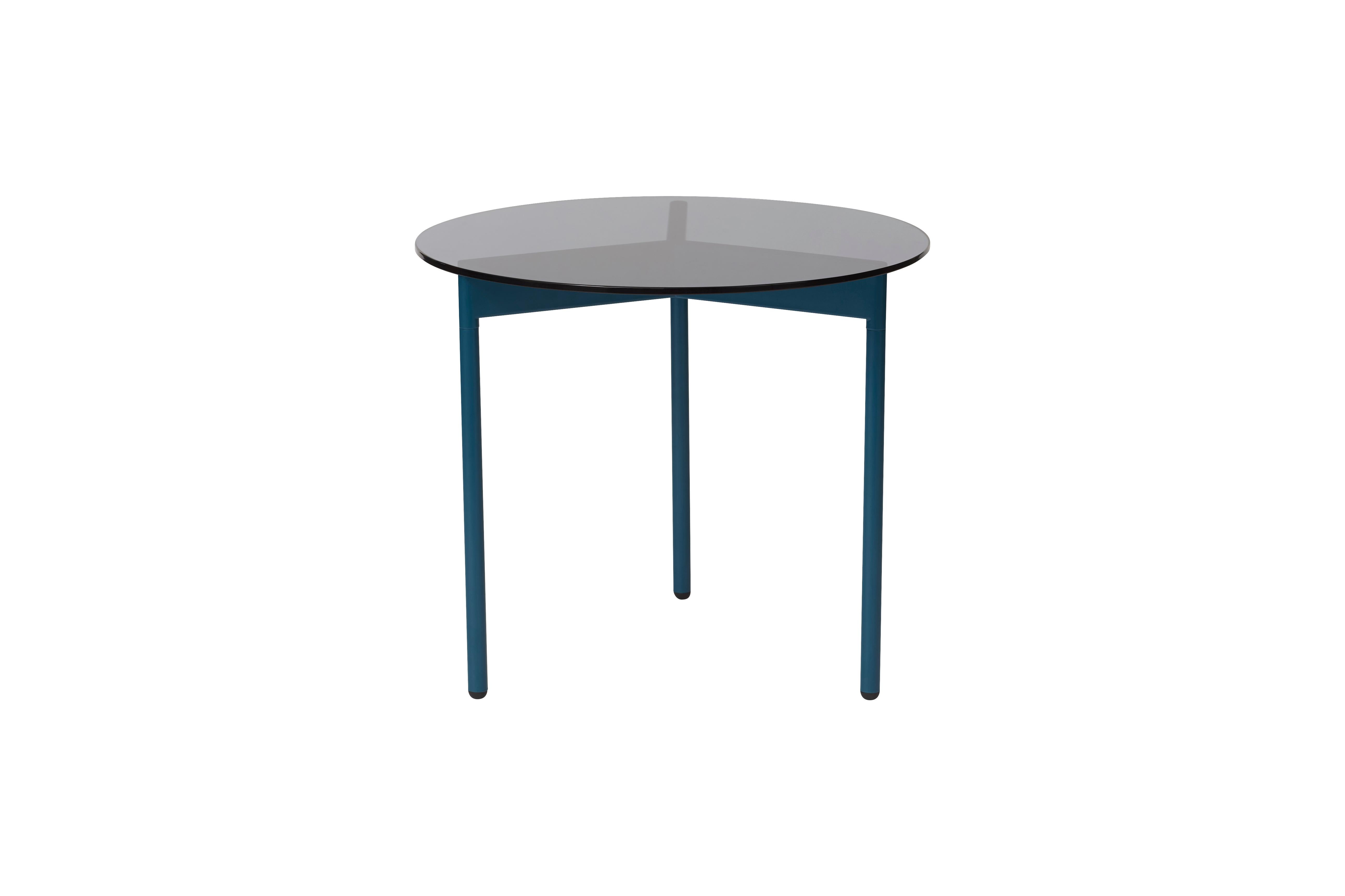 For Sale: Blue (Smoke Grey, Blue) From Above Side Table, by Morten & Jonas from Warm Nordic