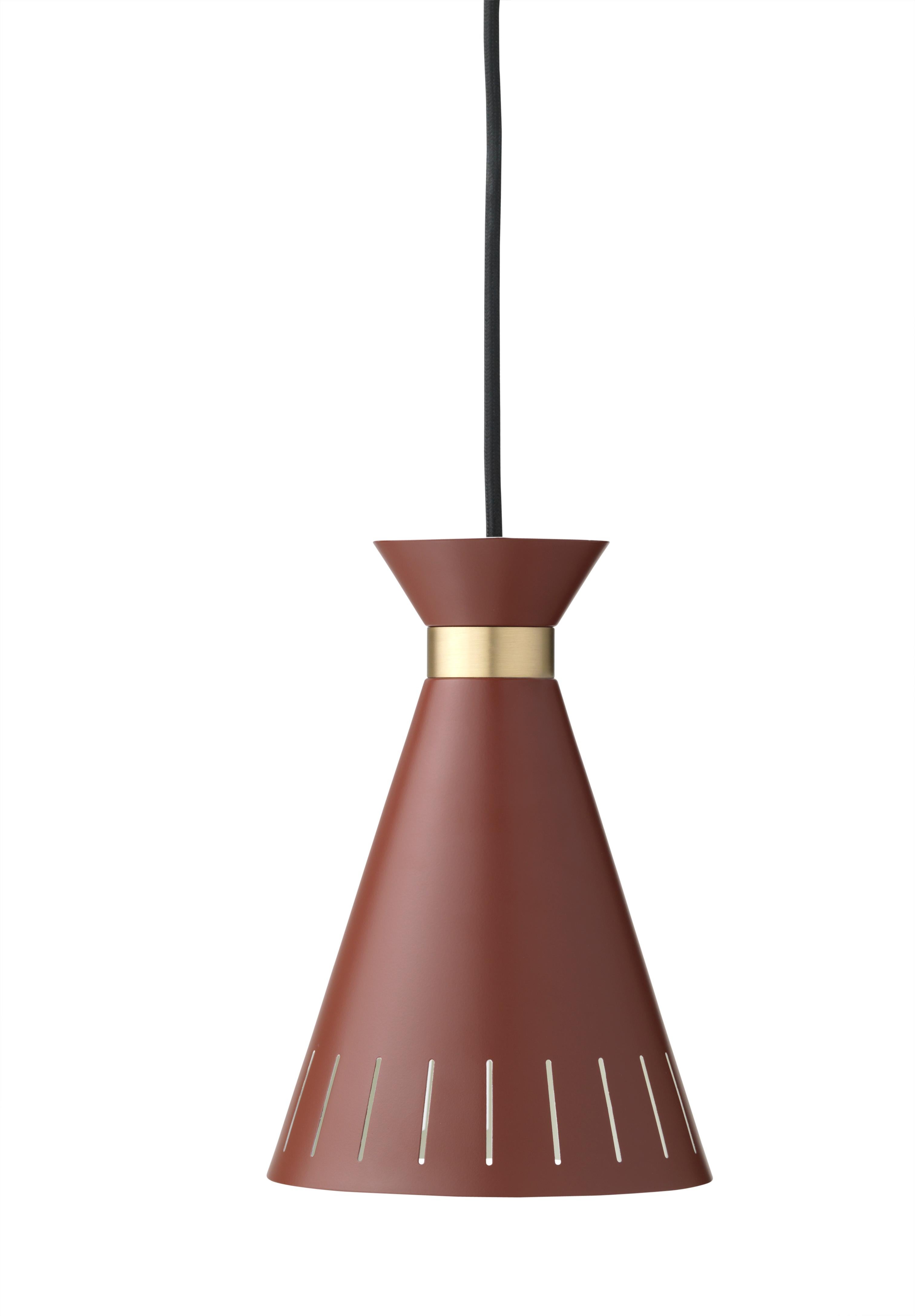 For Sale: Red (Oxide Red) Cone Pendant, by Svend Aage Holm-Sørensen from Warm Nordic